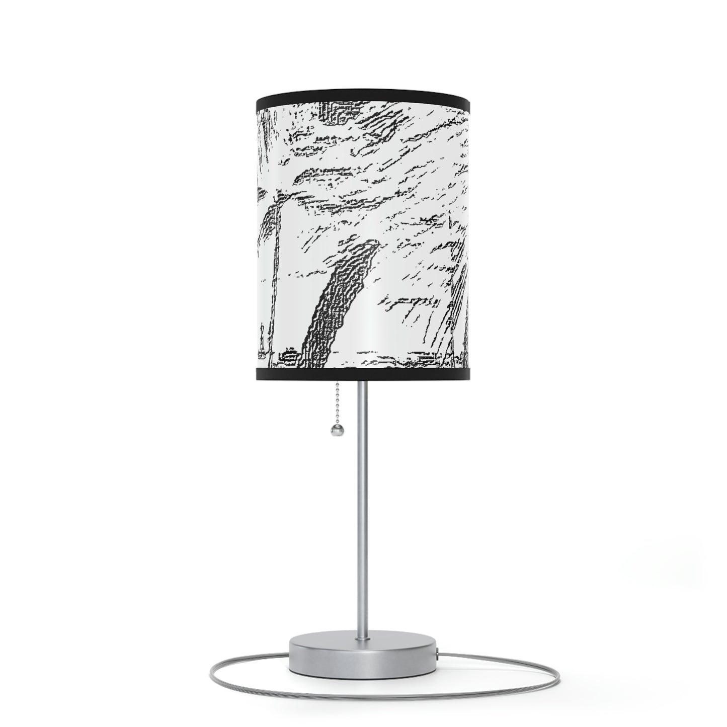 Lamp on a Stand, US|CA plug ... "The Royal Hawai'ian: Waikiki Beach_Beach" ... Honolulu, HI ... Ocotber 2014 (Halloween) ... Original Works ...