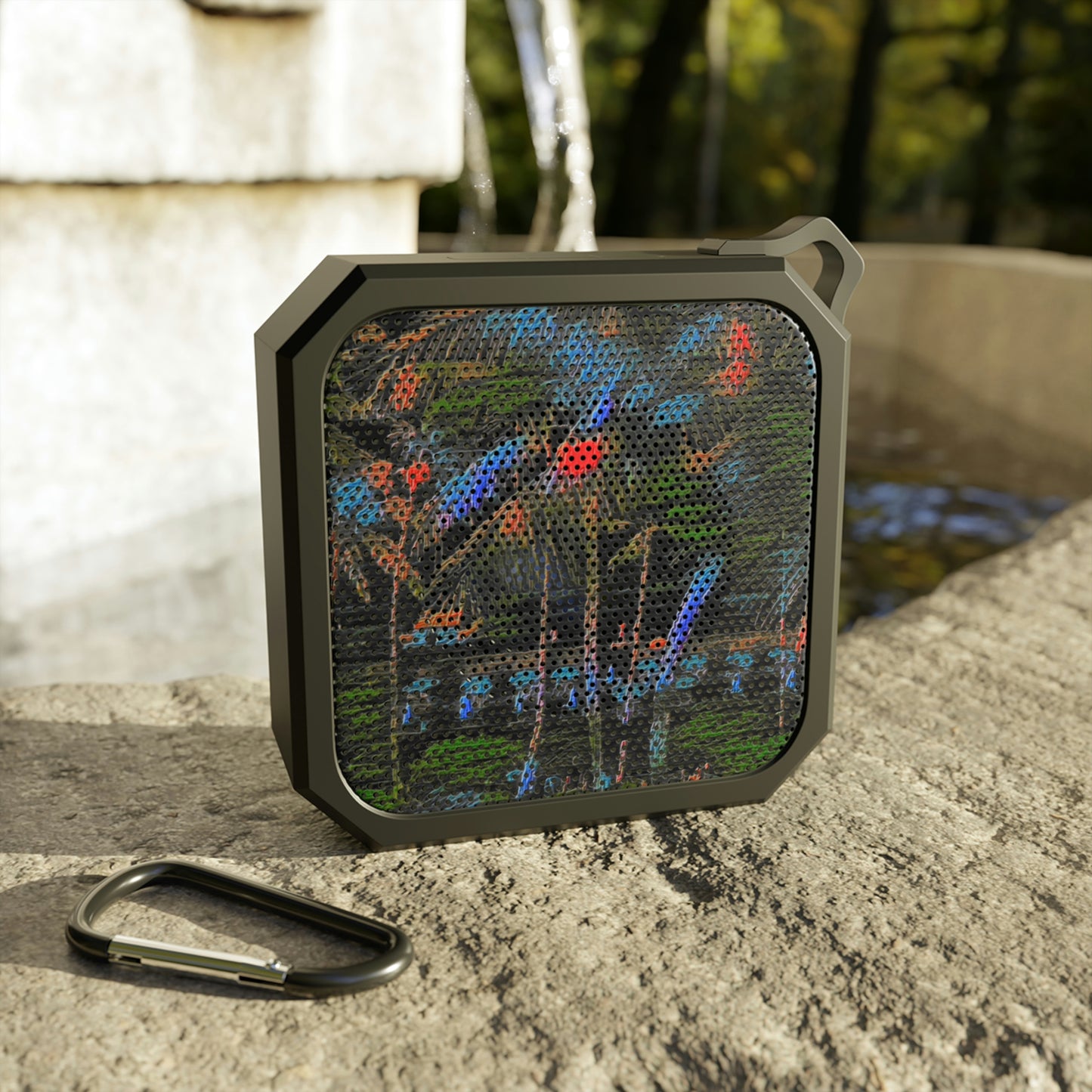 Blackwater Outdoor Bluetooth Speaker ... "The Royal Hawai'ian: Waikiki Beach_Beach" ... Honolulu, HI ... October 2014 (Halloween) ... Original Works ...