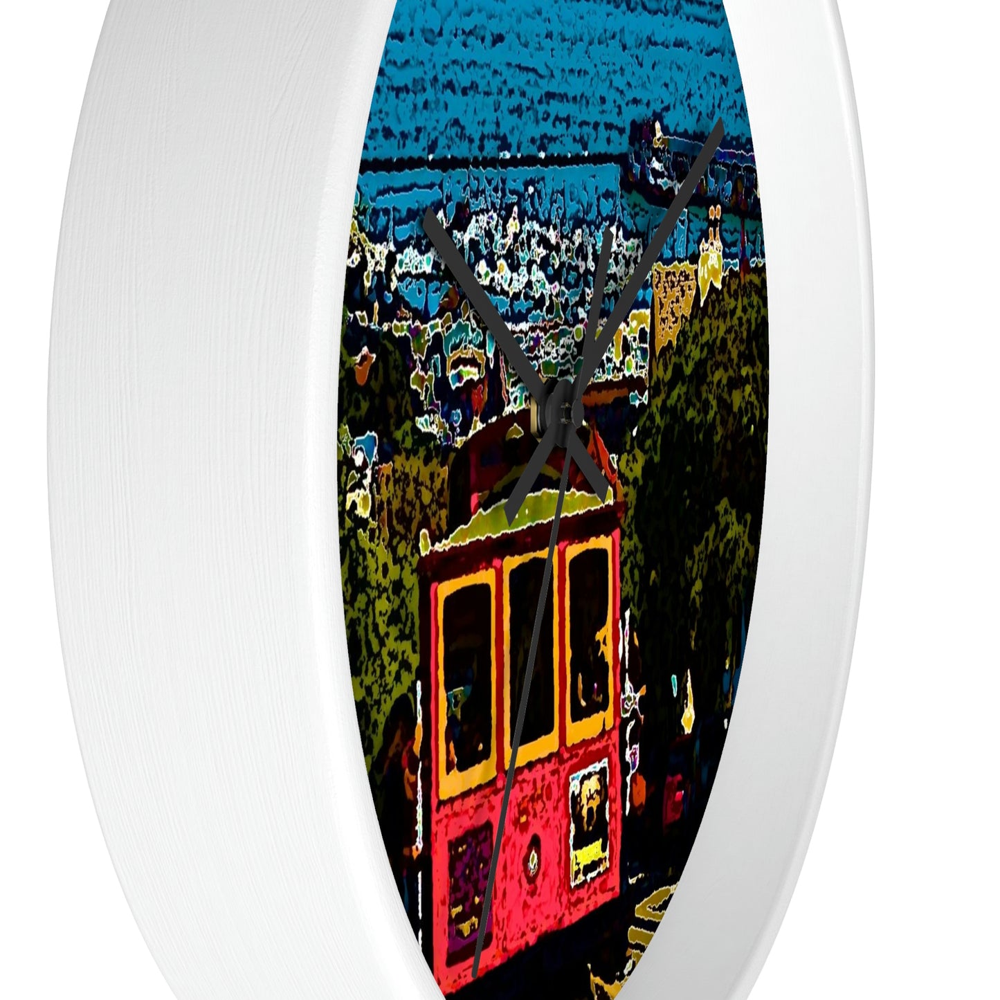 Wall clock ... San Francisco ... 'A Rice-A-Roni-A-San Francisco Treat' ... "A Cable Car Classic" ... Family Archives: 1973 ... Original Works ...