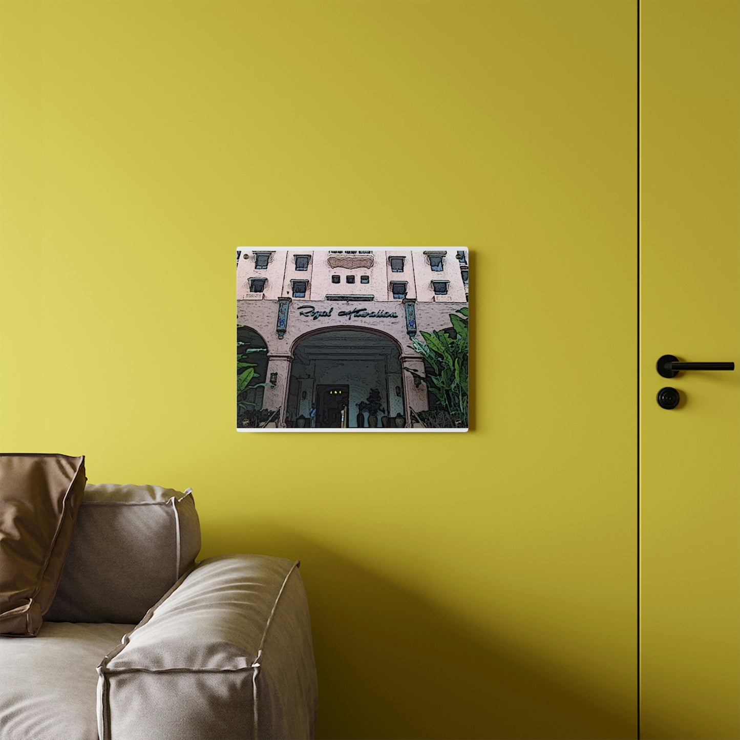 Acrylic Wall Art Panels ...  "La Grande Entree" At: 'The Pink Palace' ... The Royal Hawai'ian ... Honolulu, HI ... '27Oct2014' ... Original Works ...
