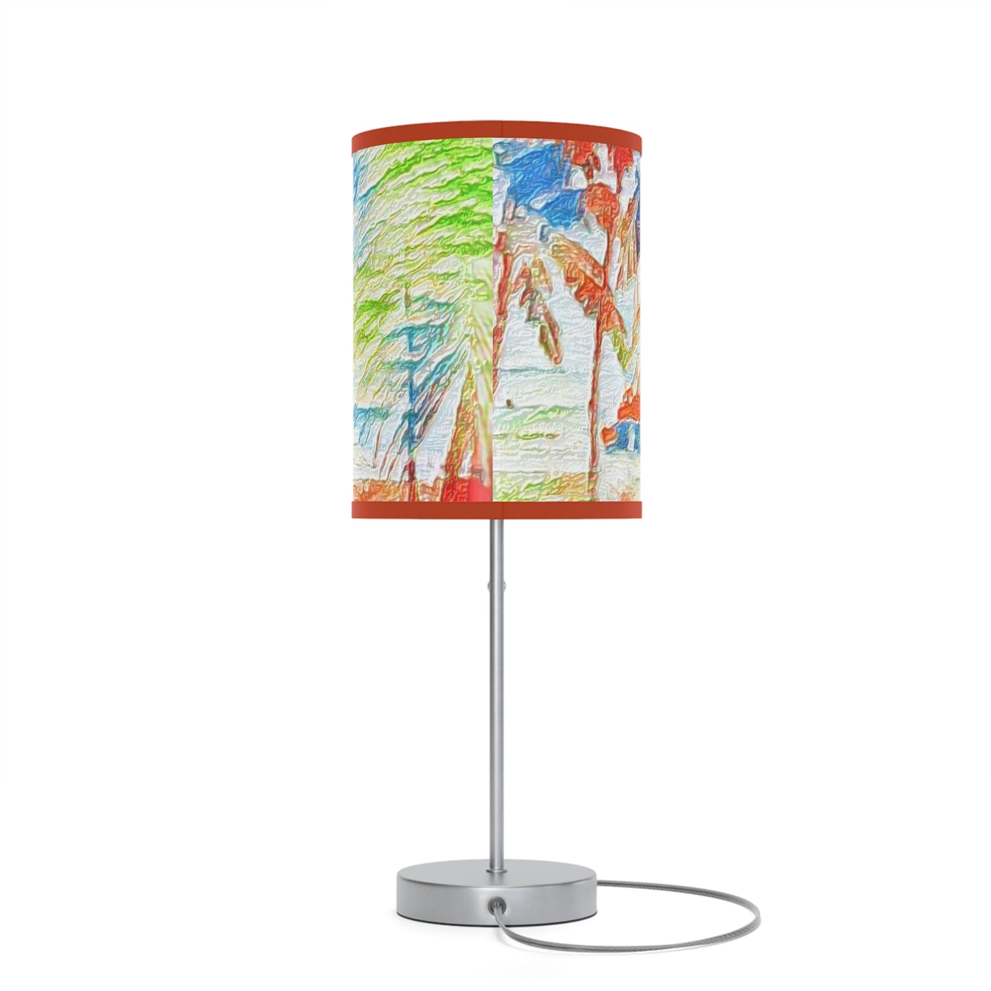 Lamp on a Stand, US|CA plug ... "The Royal Hawai'ian: Waikiki Beach_Beach" ... Honolulu, HI ... Ocotber 2014 (Halloween) ... Original Works ...