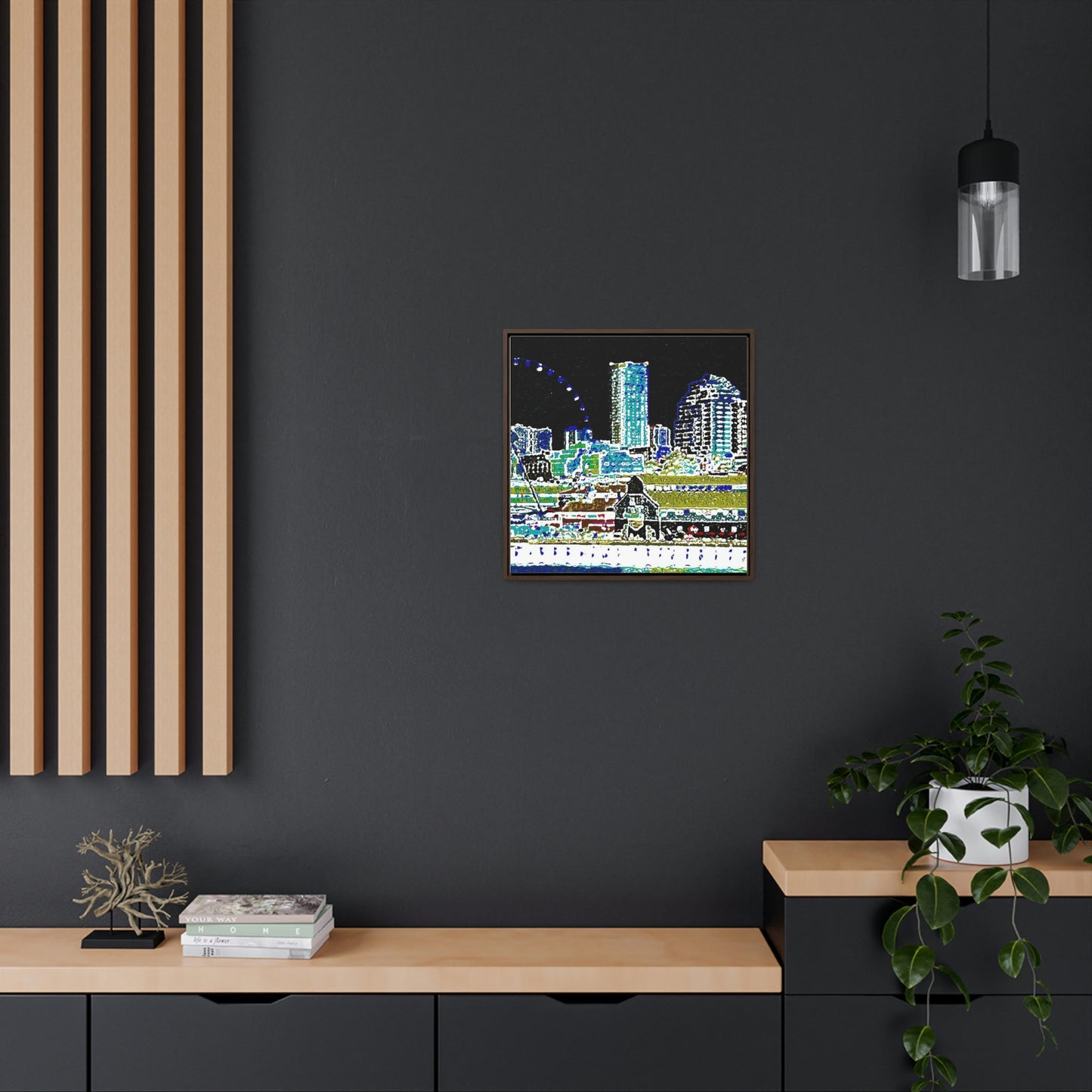 Gallery Canvas Wraps, Square Frame ... That Classic Wheel ... 'Seattle's Wheel' ... & Old Classic Waterside Vendors ...  'Family Archives' ... Original Works ...