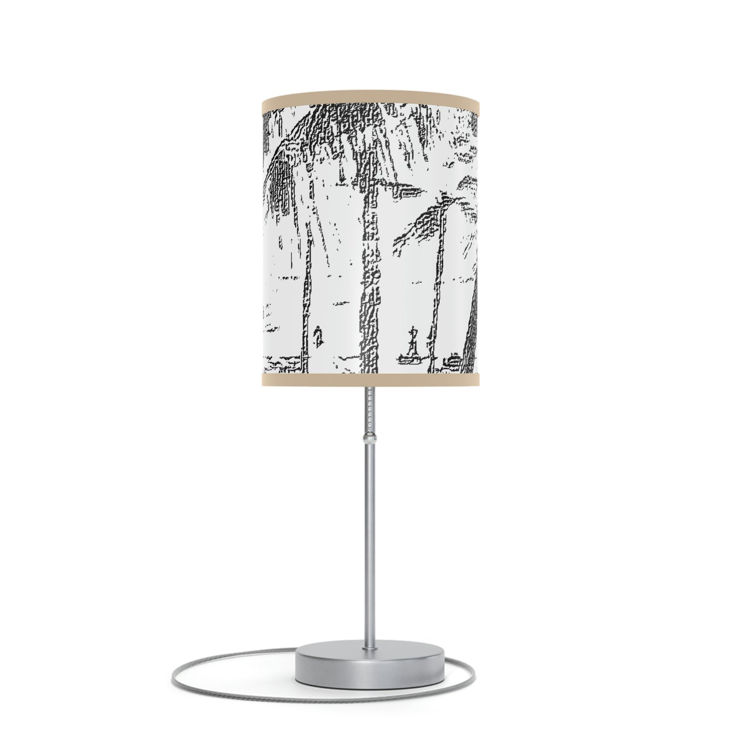 Lamp on a Stand, US|CA plug ... "The Royal Hawai'ian: Waikiki Beach_Beach" ... Honolulu, HI ... Ocotber 2014 (Halloween) ... Original Works ...