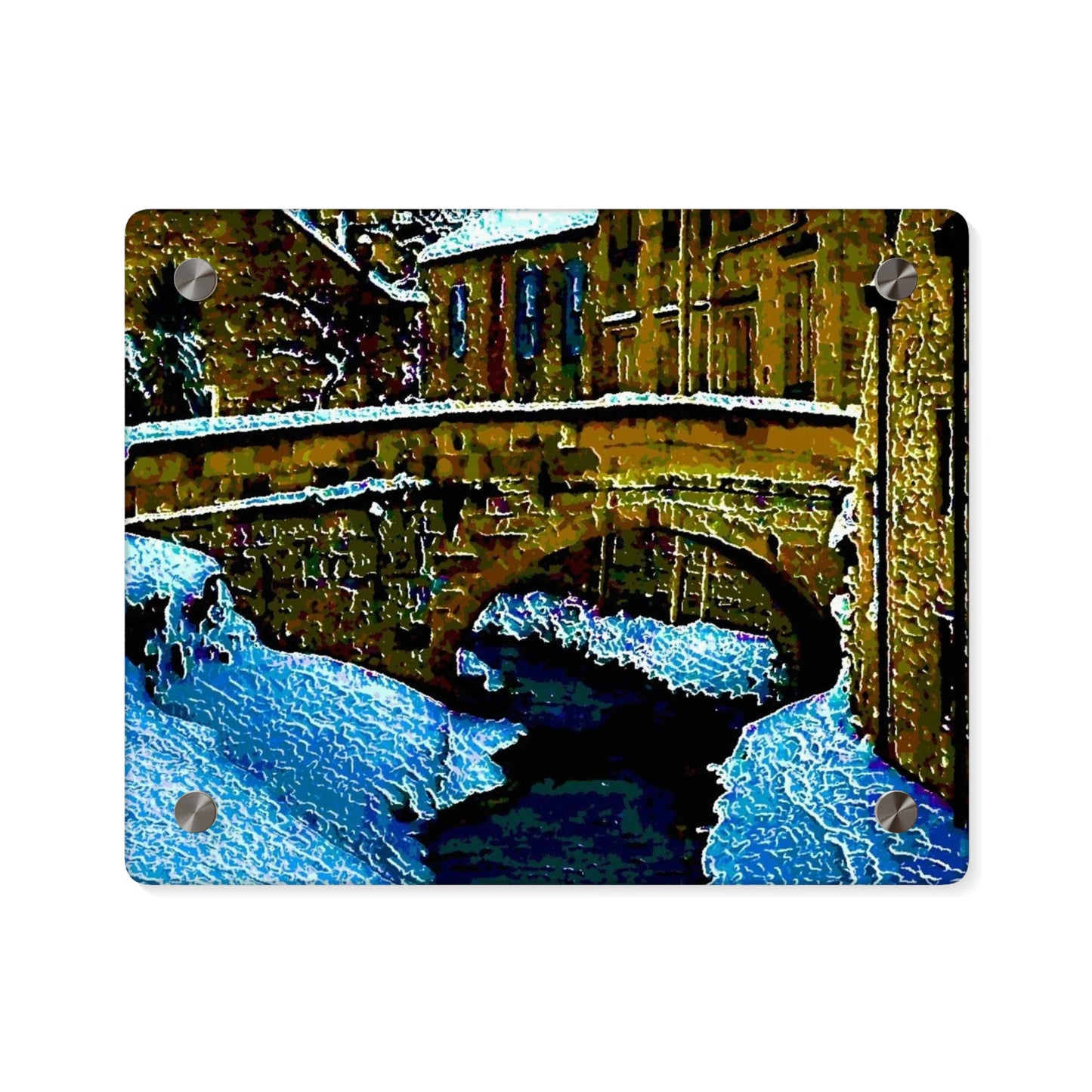 Acrylic Wall Art Panels ... Walikng The Streets & Alleys ... 'Strolling The Canals ... '  ... Original Works  ...