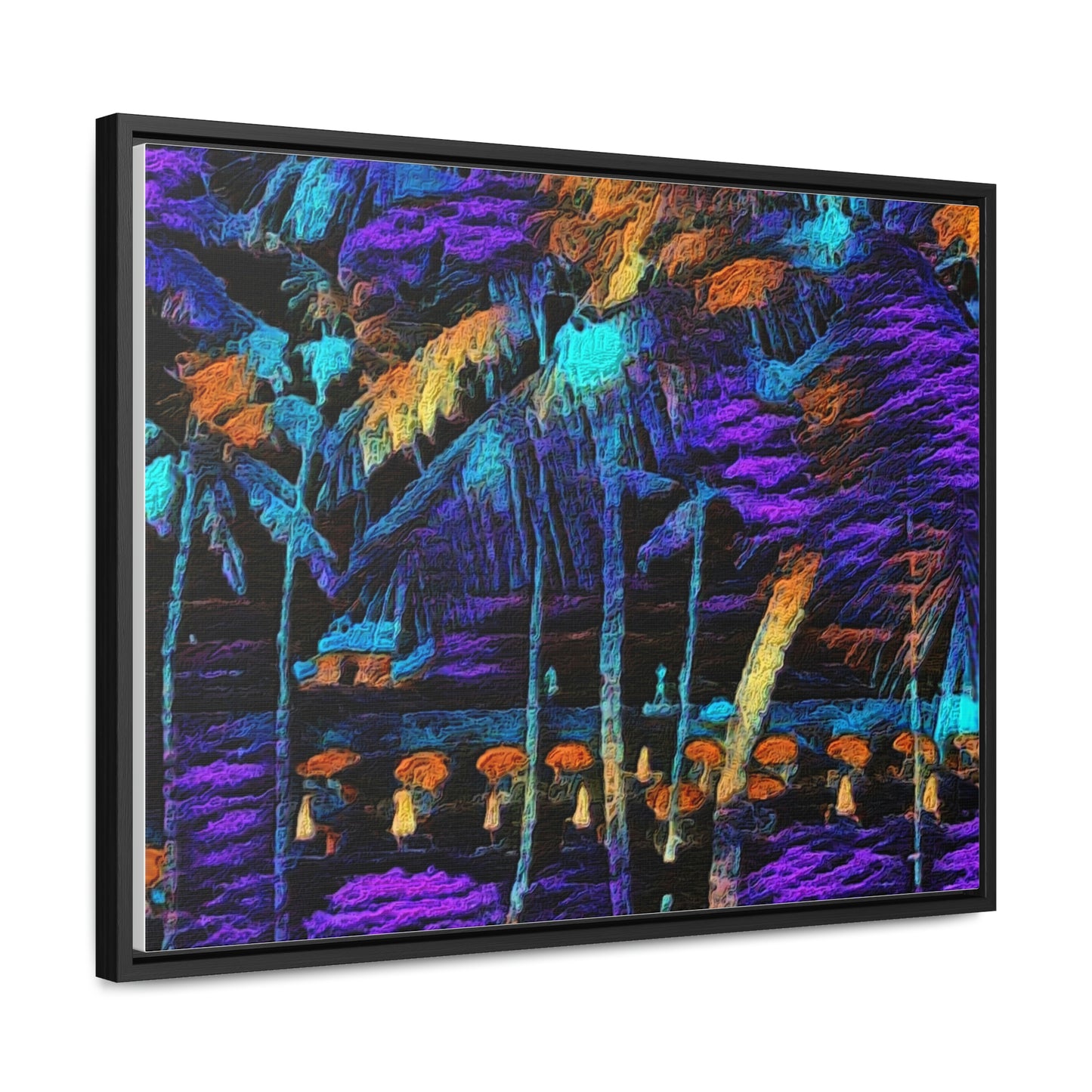 Gallery Canvas Wraps, Horizontal Frame ... "The Royal Hawai'ian: Waikiki Beach_Beach" ... Honolulu, HI ... Ocotber 2014 (Halloween) ... Original Works ...