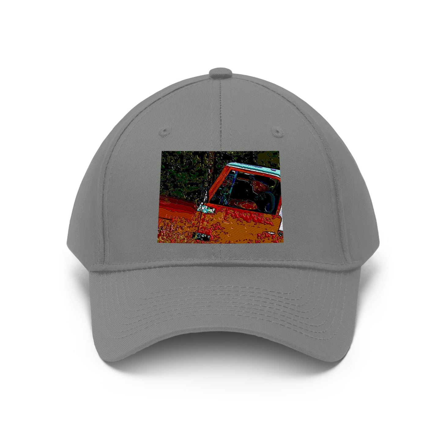 Unisex Twill Hat ... How-To-Drive-Idaho's-Mountain_Roads ... "Like A Professional" ... "Truckin' Like The Doo-Dah-Man" ...