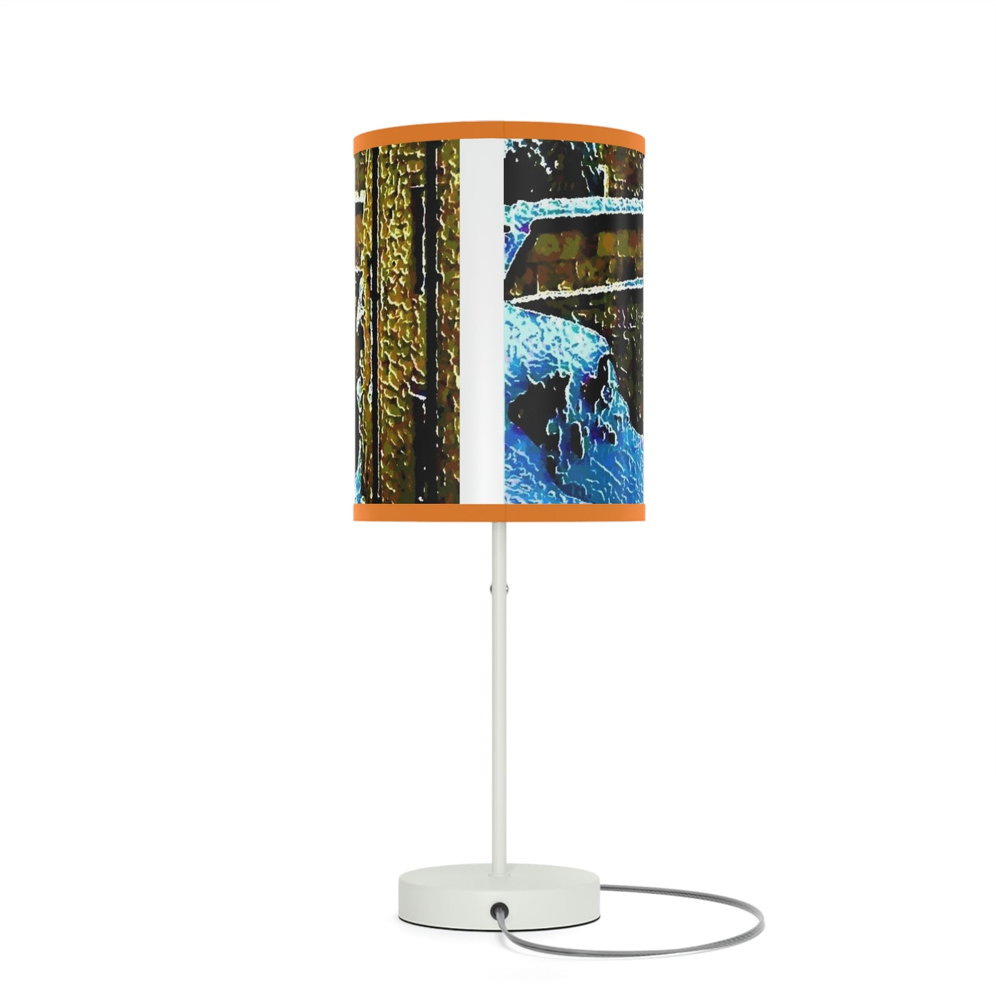 Lamp on a Stand, US|CA plug ... Walikng The Streets & Alleys ... 'Strolling The Canals ... '  ... Original Works  ...