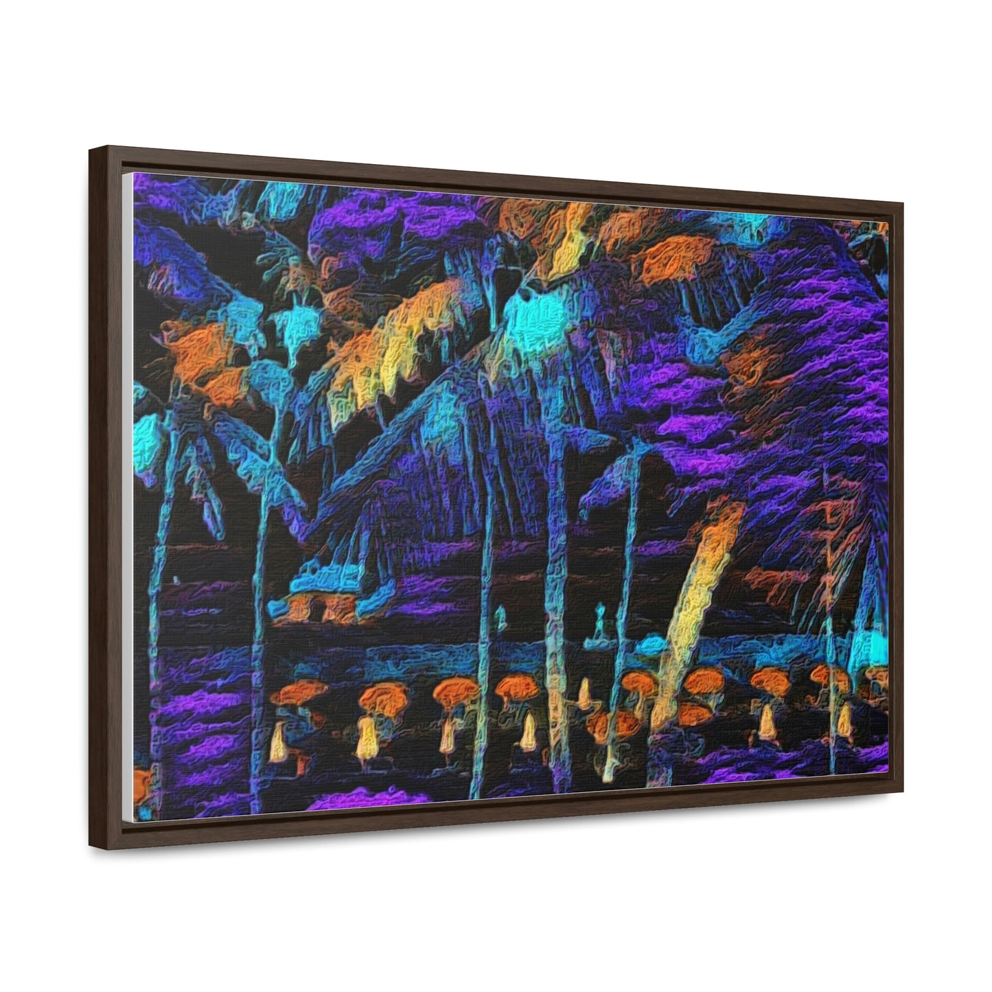 Gallery Canvas Wraps, Horizontal Frame ... "The Royal Hawai'ian: Waikiki Beach_Beach" ... Honolulu, HI ... Ocotber 2014 (Halloween) ... Original Works ...