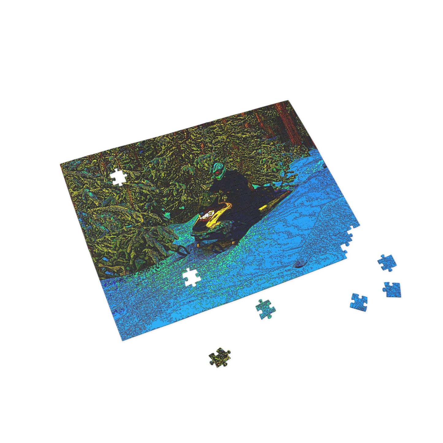 Puzzle (96, 252, 500, 1000-Piece) ... Yep ... "Another Day ... Riding Through The Wilderness ... " ... February 2023 ... Original Works ...