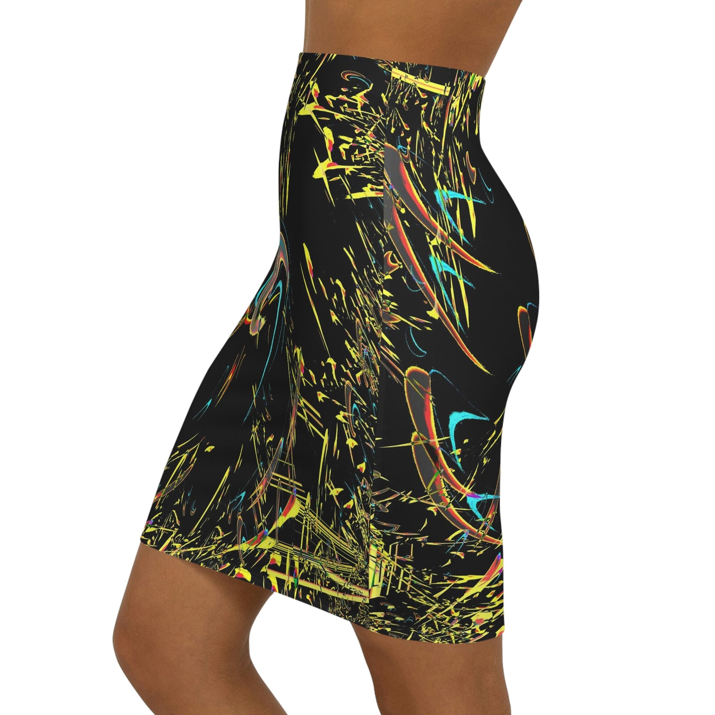 Women's Mini Skirt ... "Waning Moon" ... Central Idaho ... October 2022 ... Rendering Time: 22 Hours ... Original Works ...