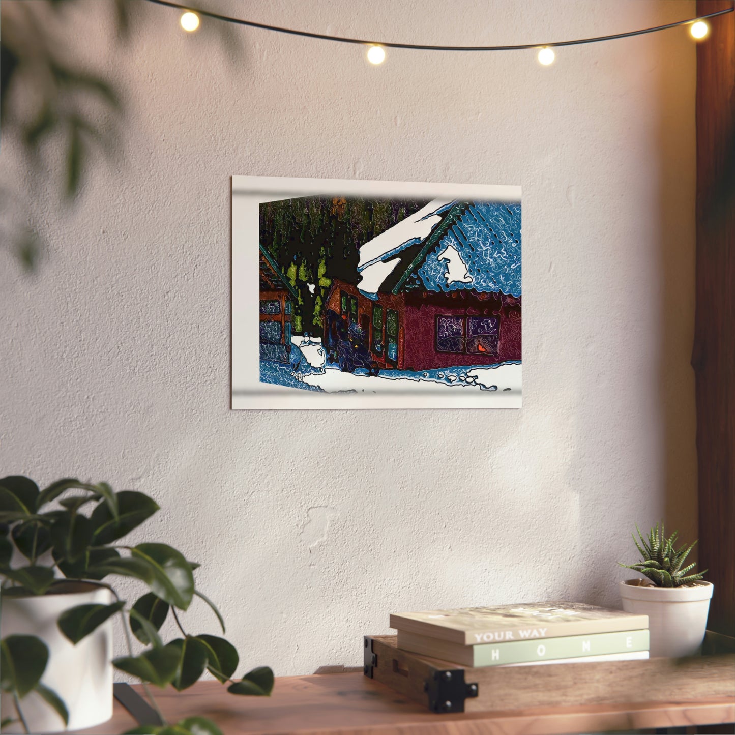 Aluminum Composite Panels ... "3-D & Perspective" ... A Snowmobiler 'Ridest-Through-It' ... Rhett Creek, Idaho ... Original Works ...