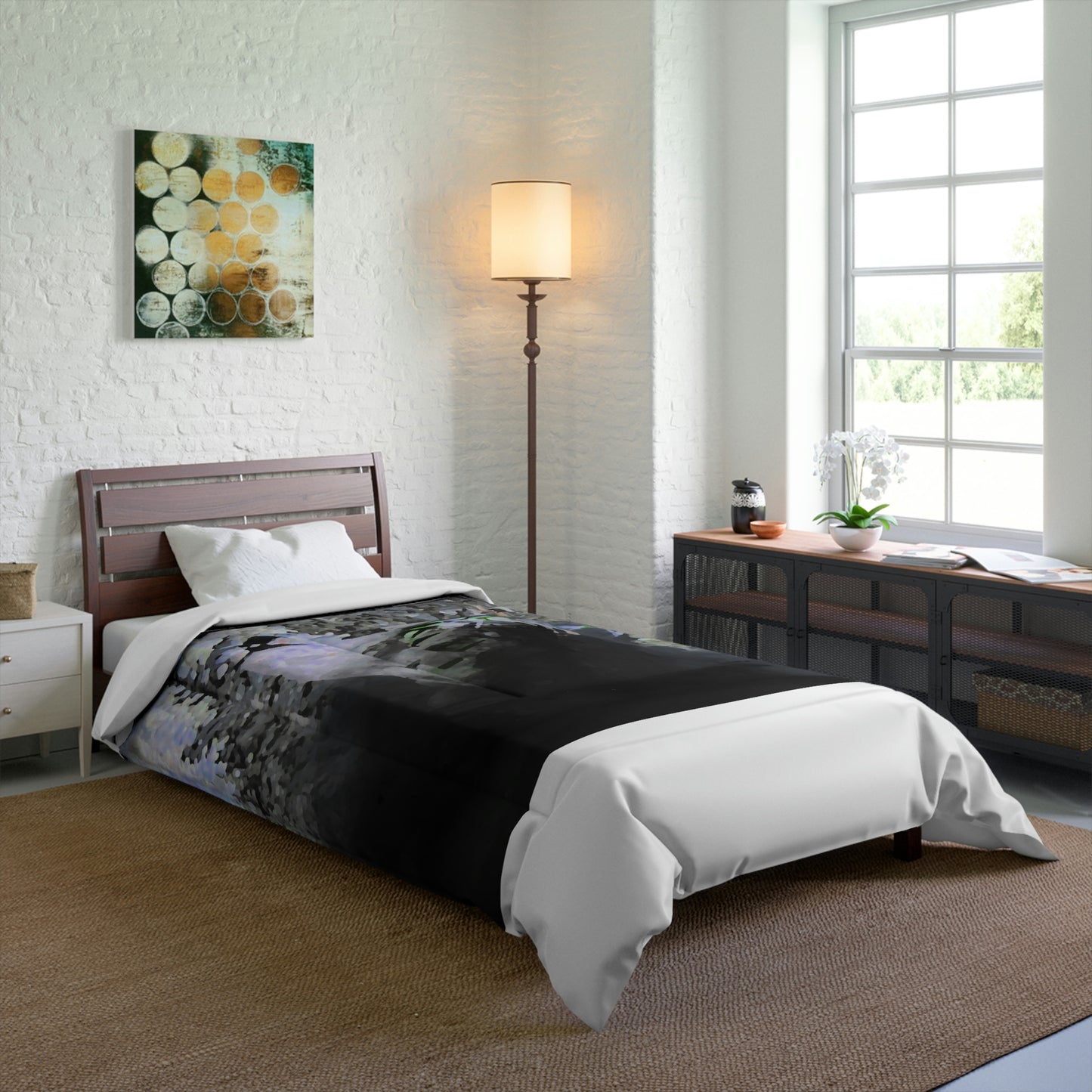 Comforter ... "Come Fly With Us At CIP Airways" .. CIP: Central_Idaho-Properties ...