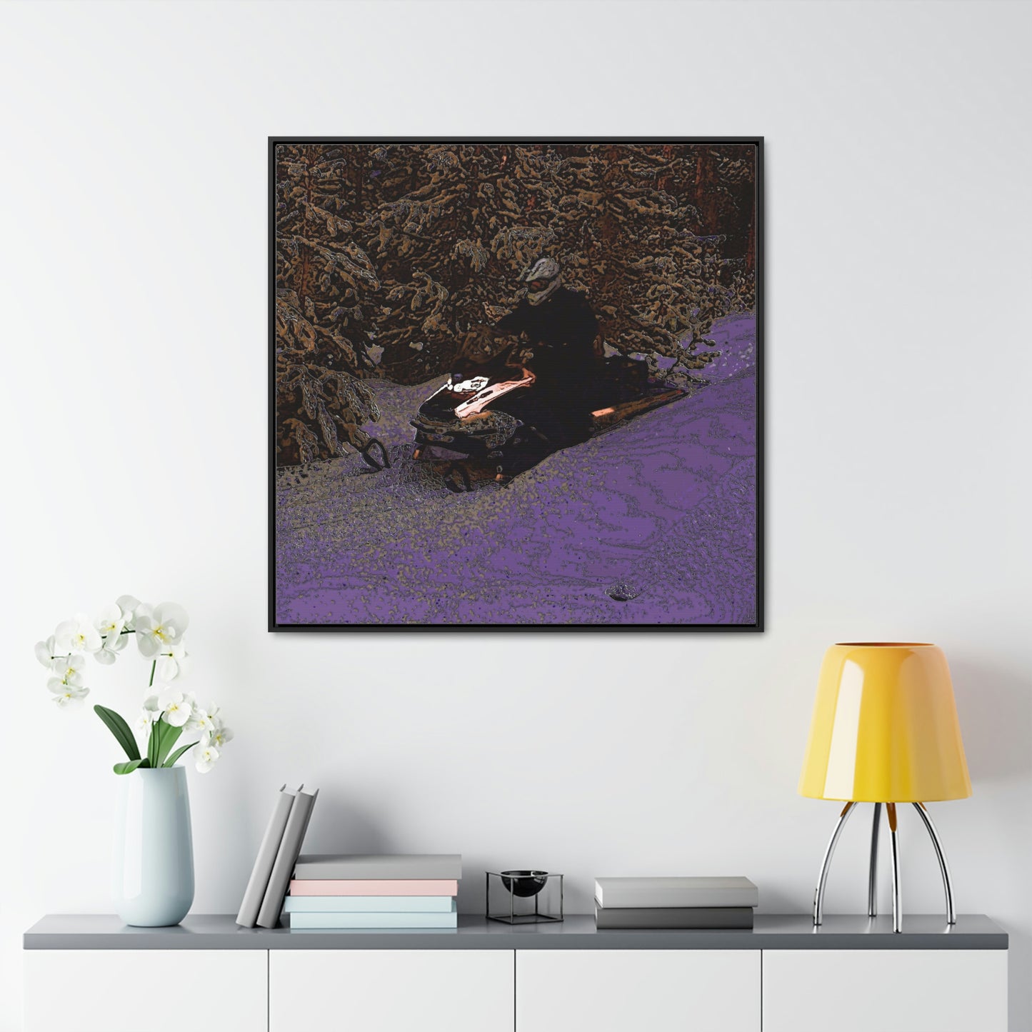Gallery Canvas Wraps, Square Frame ... Yep ... "Another Day ... Riding Through The Wilderness ... " ... February 2023 ... Original Works ...