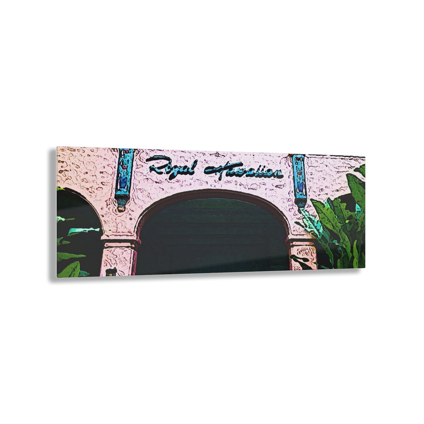 Acrylic Prints ...  "La Grande Entree" At: 'The Pink Palace' ... The Royal Hawai'ian ... Honolulu, HI ... '27Oct2014' ... Original Works ...