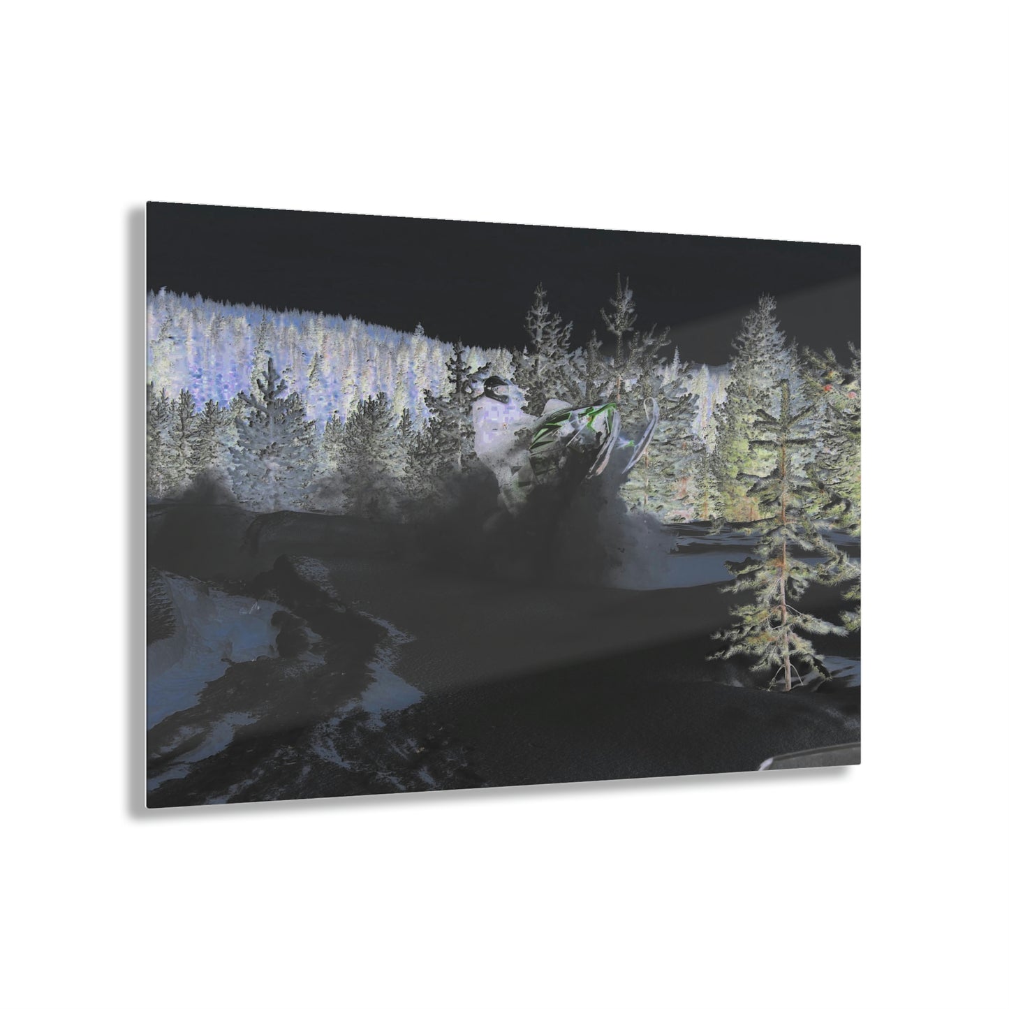 Acrylic Prints ... "No Time 'Like-Air-Time' ..." ... A True Master At His Craft ... December 2022, Rhett Creek, Idaho ... Original Works ...