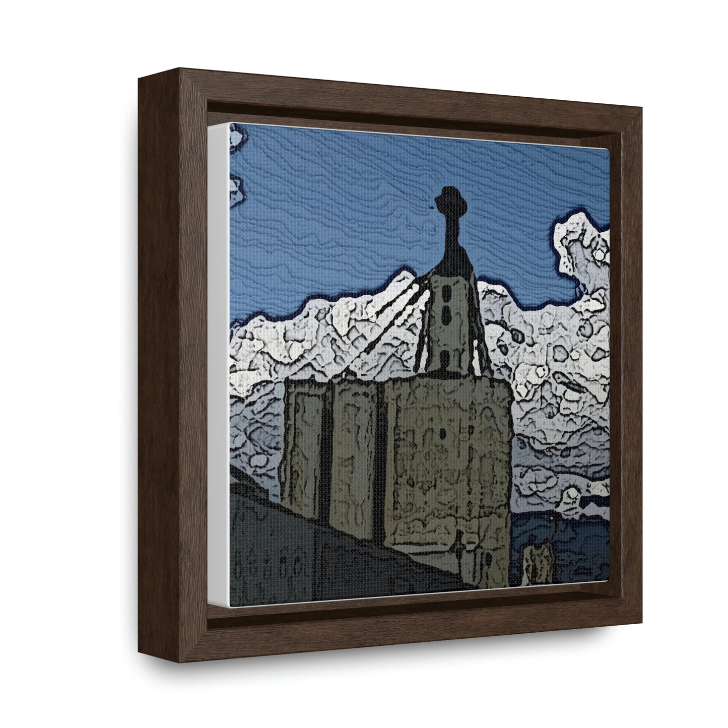 Gallery Canvas Wraps, Square Frame ..."ICP: Idaho County Propane ... 'Production Facilities Grangeville, Idaho' ... "  Original Works: Rendering Time: 10 Hours ...