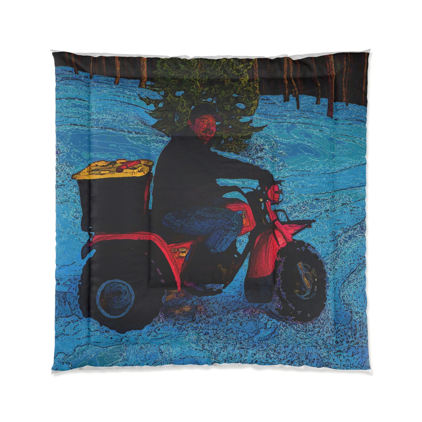 Comforter ... There's 2-Wheelin ... There's 4-Wheelin ... 'And-Of-Course' ... "There's 3-Wheelin-In-The-Snow" ...  Original Works ...