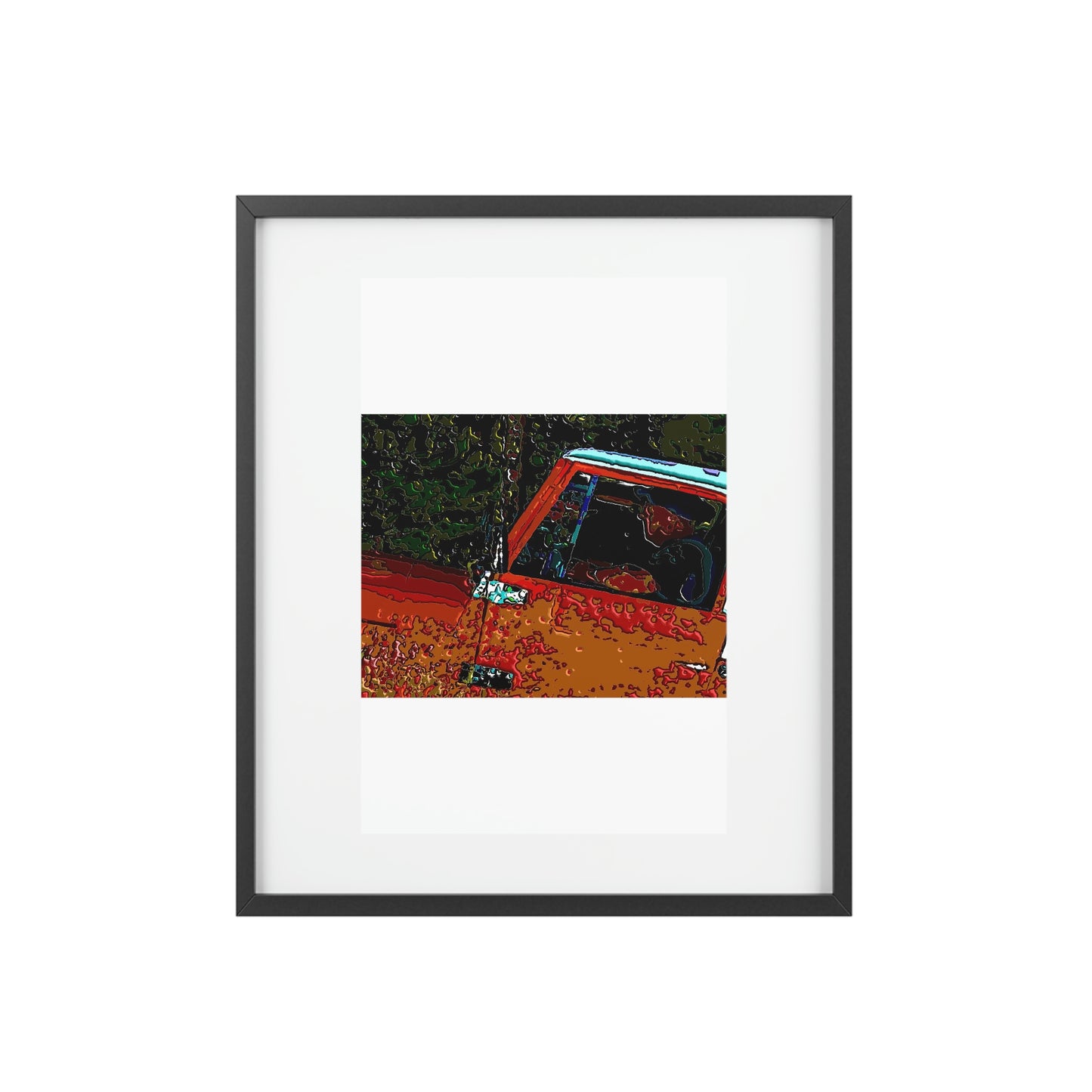 Framed Posters, Matte ... How-To-Drive-Idaho's-Mountain_Roads ... "Like A Professional" ... "Truckin' Like The Doo-Dah-Man" ...