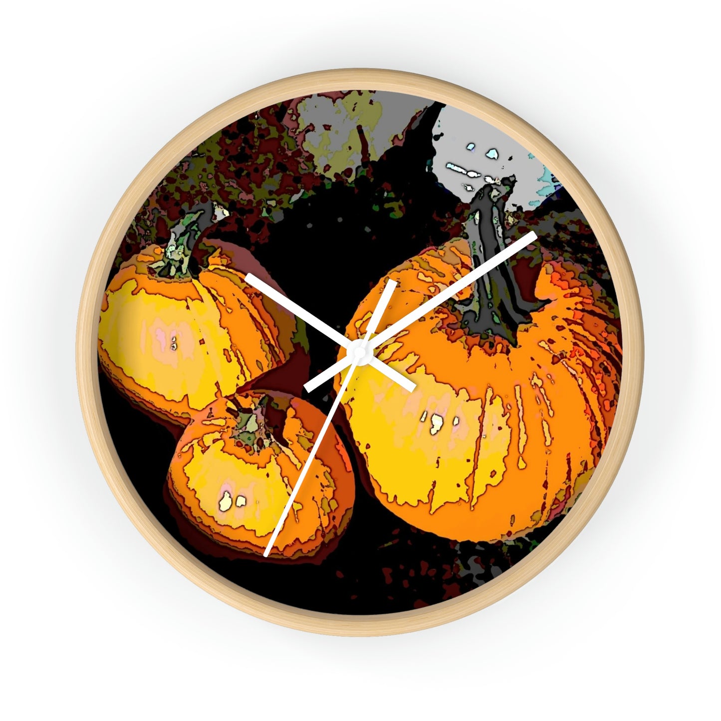 Wall clock ... "A Pumpkin Patch 'To-Keep-Track-Of'." ...