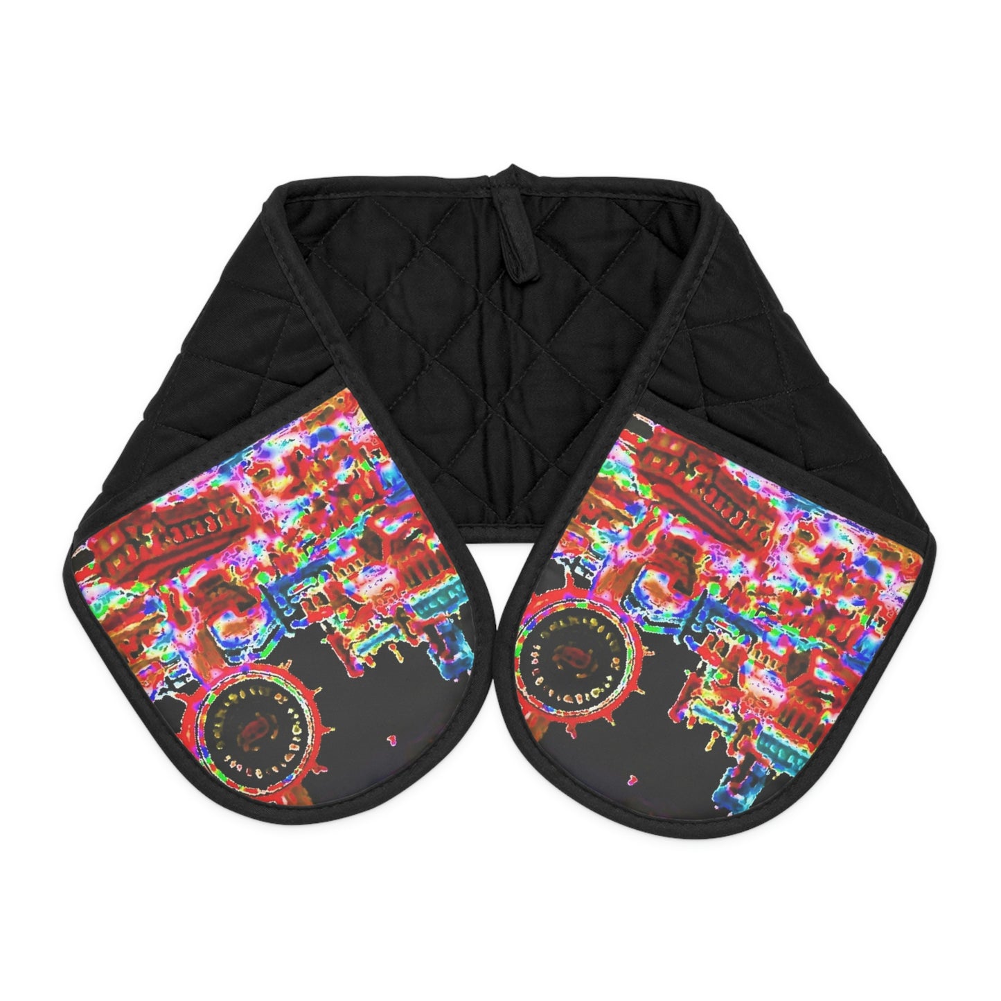 Oven Mitts ... "No.9 Fishermen's Grotto - Fishermen's Wharf, SF, California" ... Family Archives: 1970's ... Original Works ...