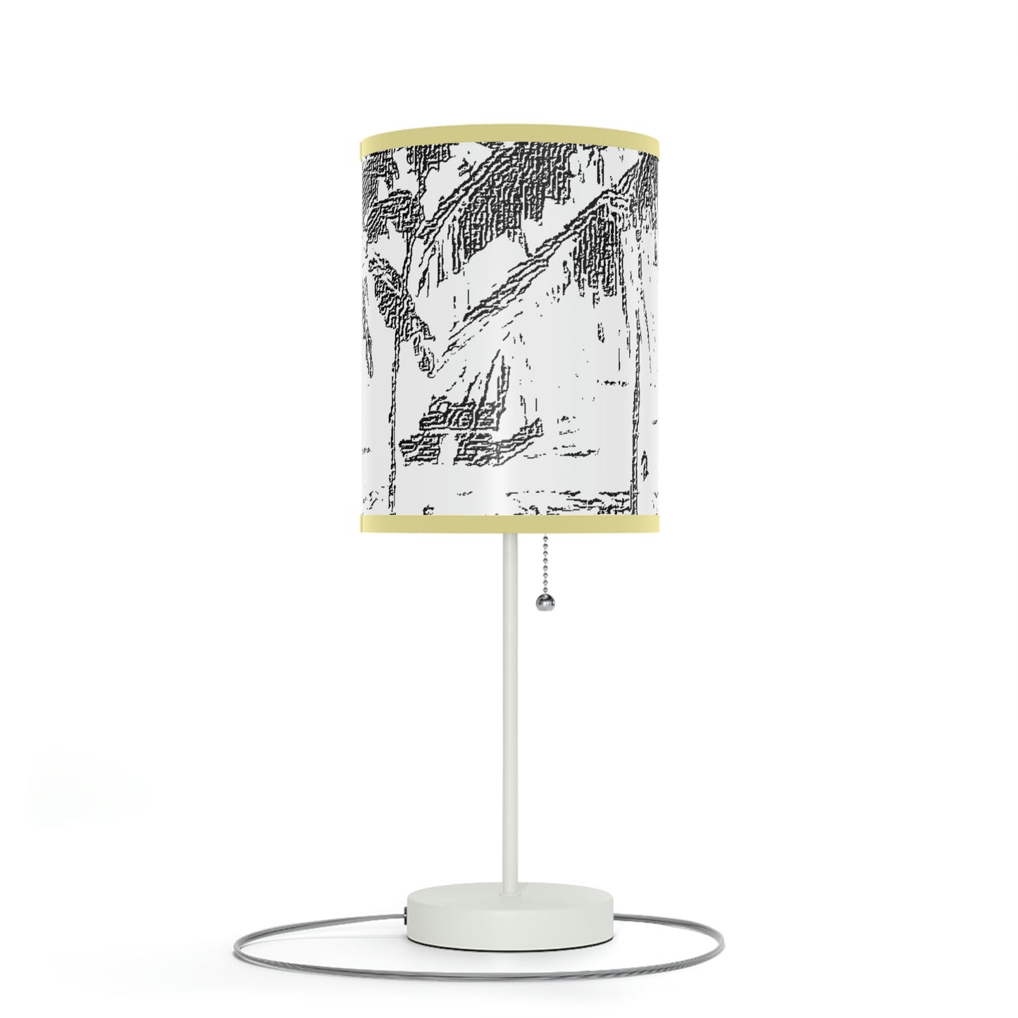 Lamp on a Stand, US|CA plug ... "The Royal Hawai'ian: Waikiki Beach_Beach" ... Honolulu, HI ... Ocotber 2014 (Halloween) ... Original Works ...