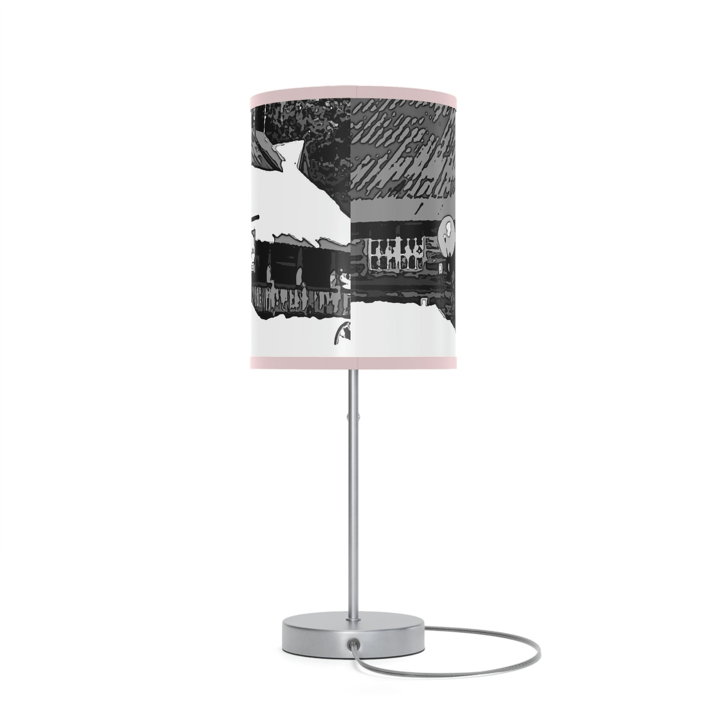 Lamp on a Stand, US|CA plug ... A Beautiful Lodge & Back-Country Outfitter In A Mountain Town ... 'Dixie, Idaho, November 2022' ... Original Works ...