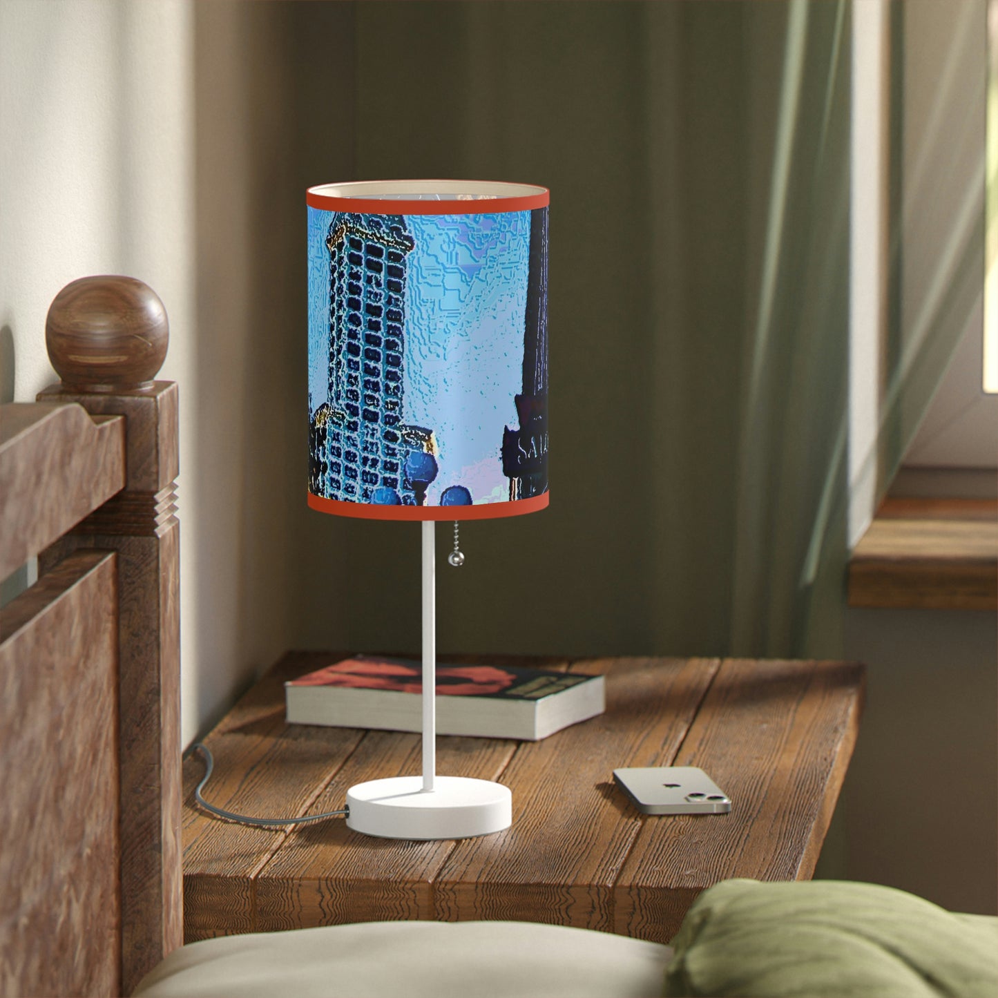 Lamp on a Stand, US|CA plug ...  Pioneer Square & Smith Tower ... 'That World Famous View' ... Colleague Supplied Photo ... Original Works ...
