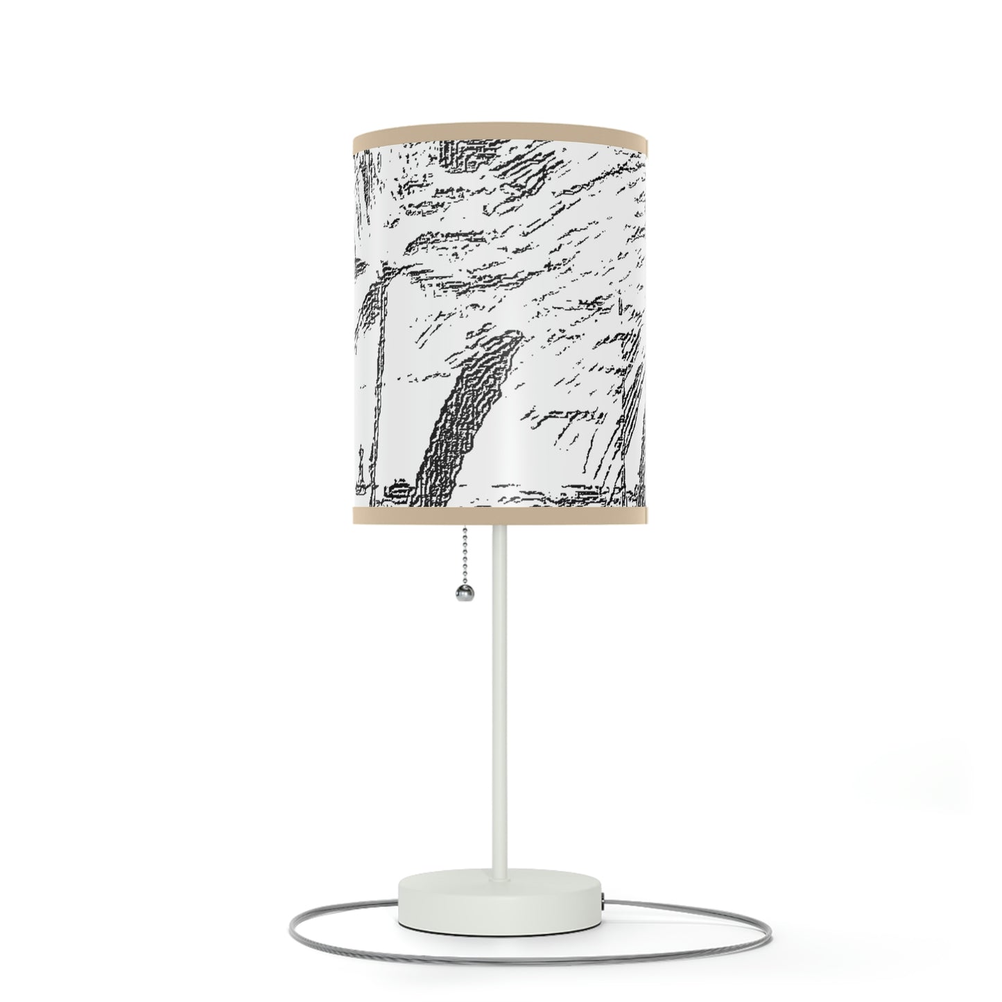 Lamp on a Stand, US|CA plug ... "The Royal Hawai'ian: Waikiki Beach_Beach" ... Honolulu, HI ... Ocotber 2014 (Halloween) ... Original Works ...