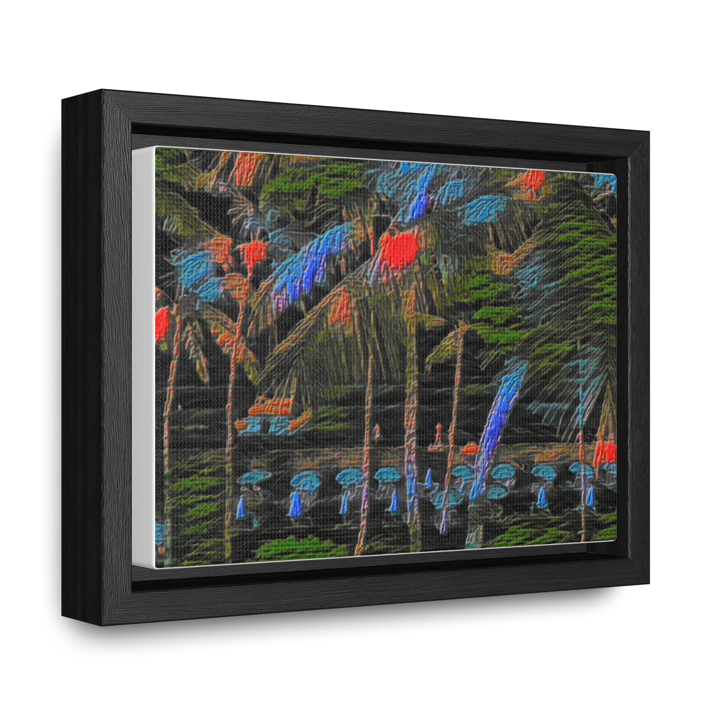 Gallery Canvas Wraps, Horizontal Frame ... "The Royal Hawai'ian: Waikiki Beach_Beach" ... Honolulu, HI ... Ocotber 2014 (Halloween) ... Original Works ...