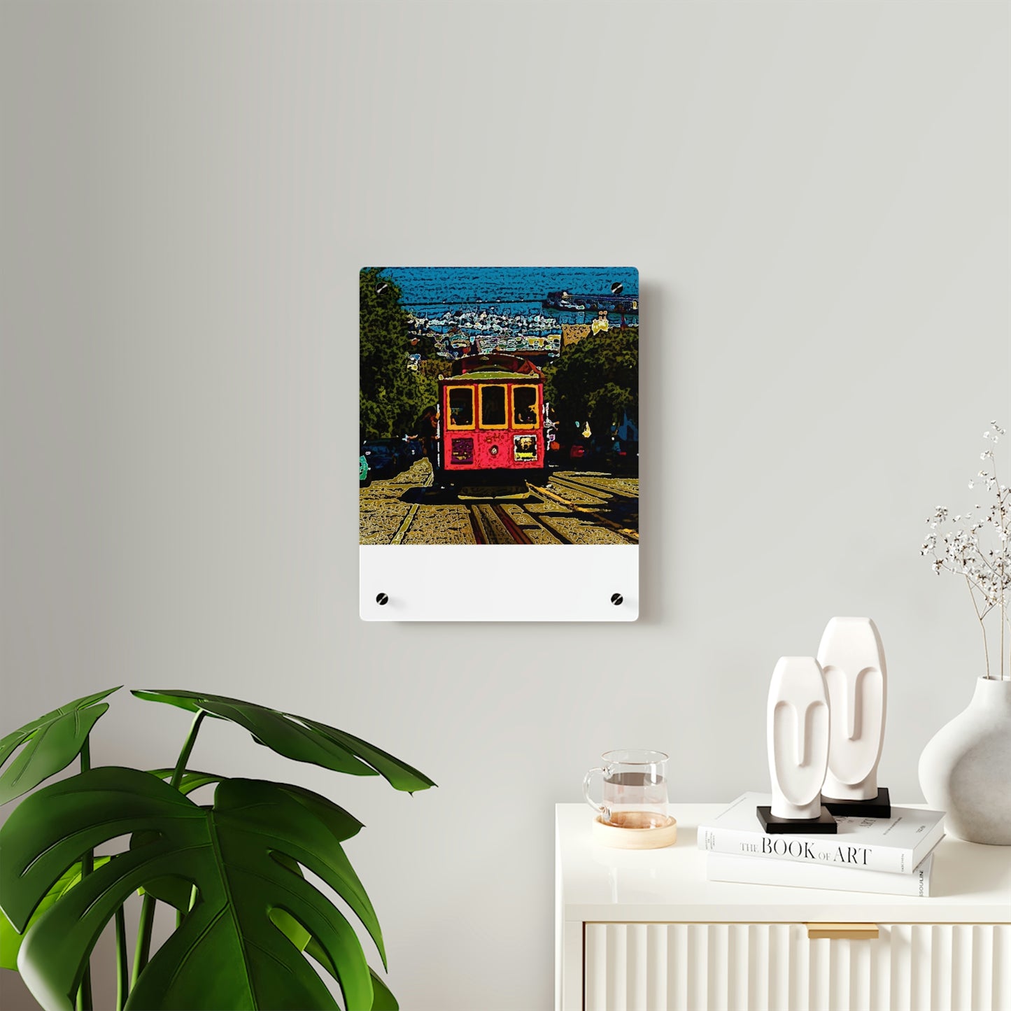 Acrylic Wall Art Panels ... San Francisco ... 'A Rice-A-Roni-A-San Francisco Treat' ... "A Cable Car Classic" ... Family Archives: 1973 ... Original Works ...