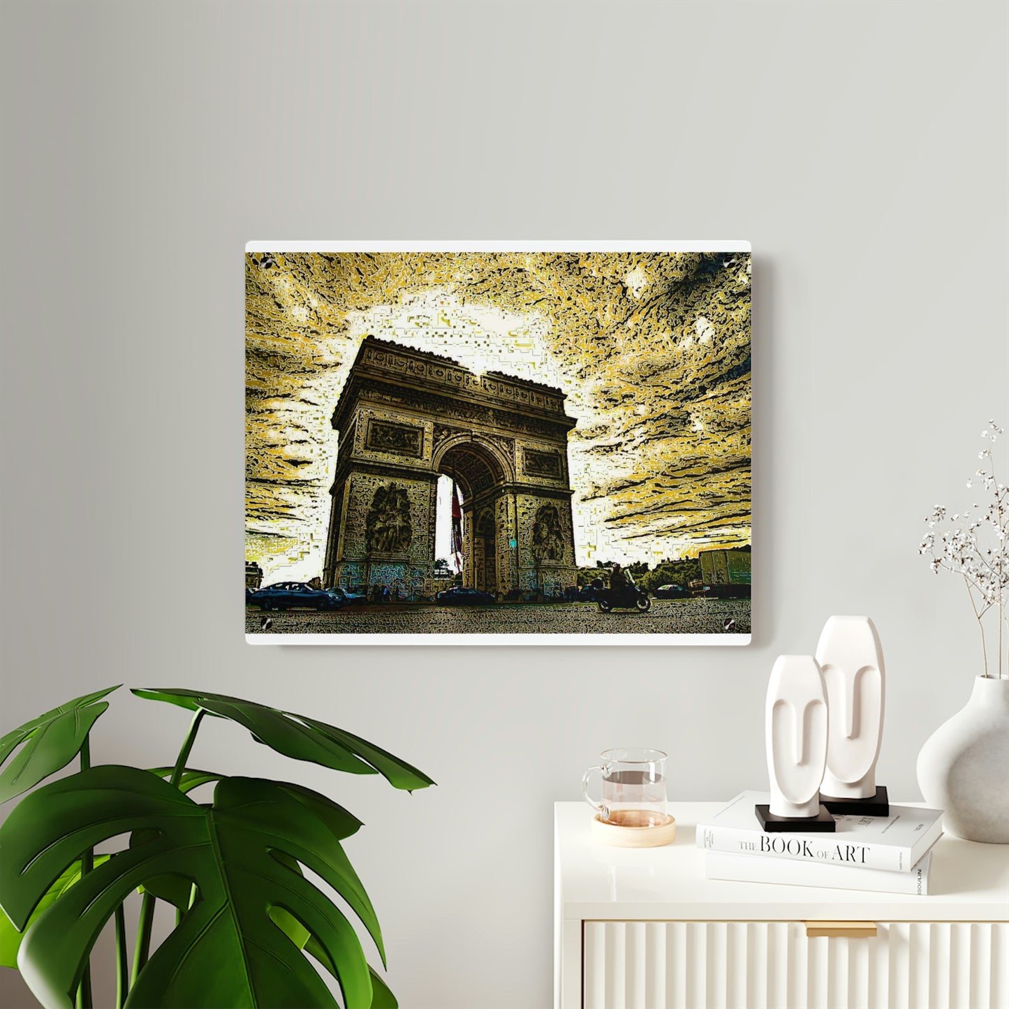 Acrylic Wall Art Panels ...  L'Arc de Triomphe ... 'Barbara Joan Bonnell-Holt Photo' ... Circa 1972 ... Oringinal Works ...