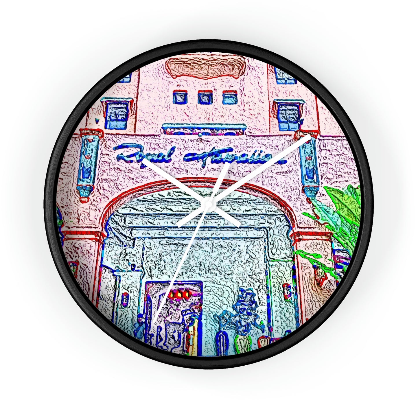 Wall Clock ... "La Grande Entree" At: 'The Pink Palace' ... The Royal Hawai'ian ... Honolulu, HI ... '27Oct2014' ... Original Works ...