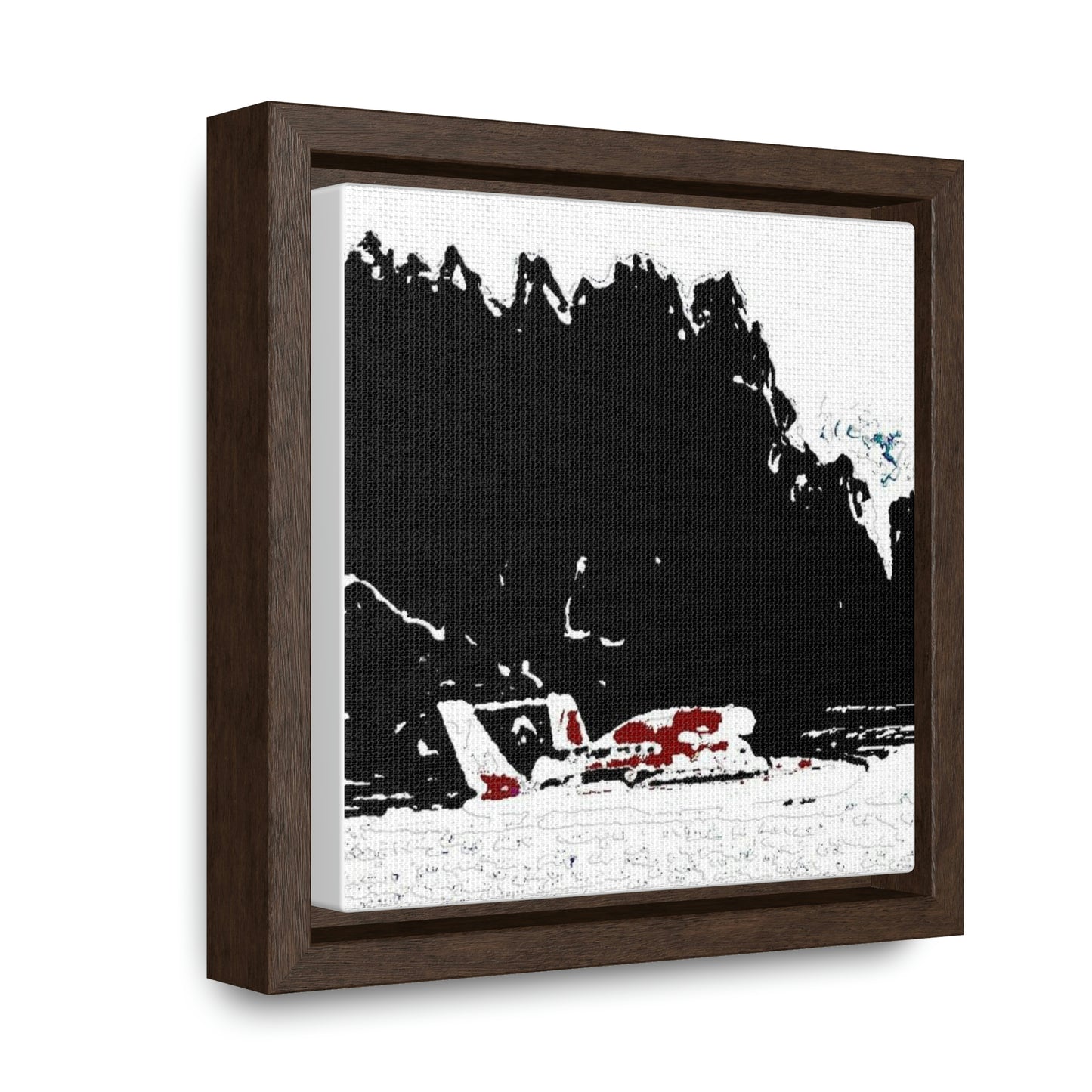 Gallery Canvas Wraps, Square Frame ...  Seattle Columbia Cup On Lake Washington ... "Dave Wilcox Heads For The Win" ... Associate Gift-Photo ... Original Works ...