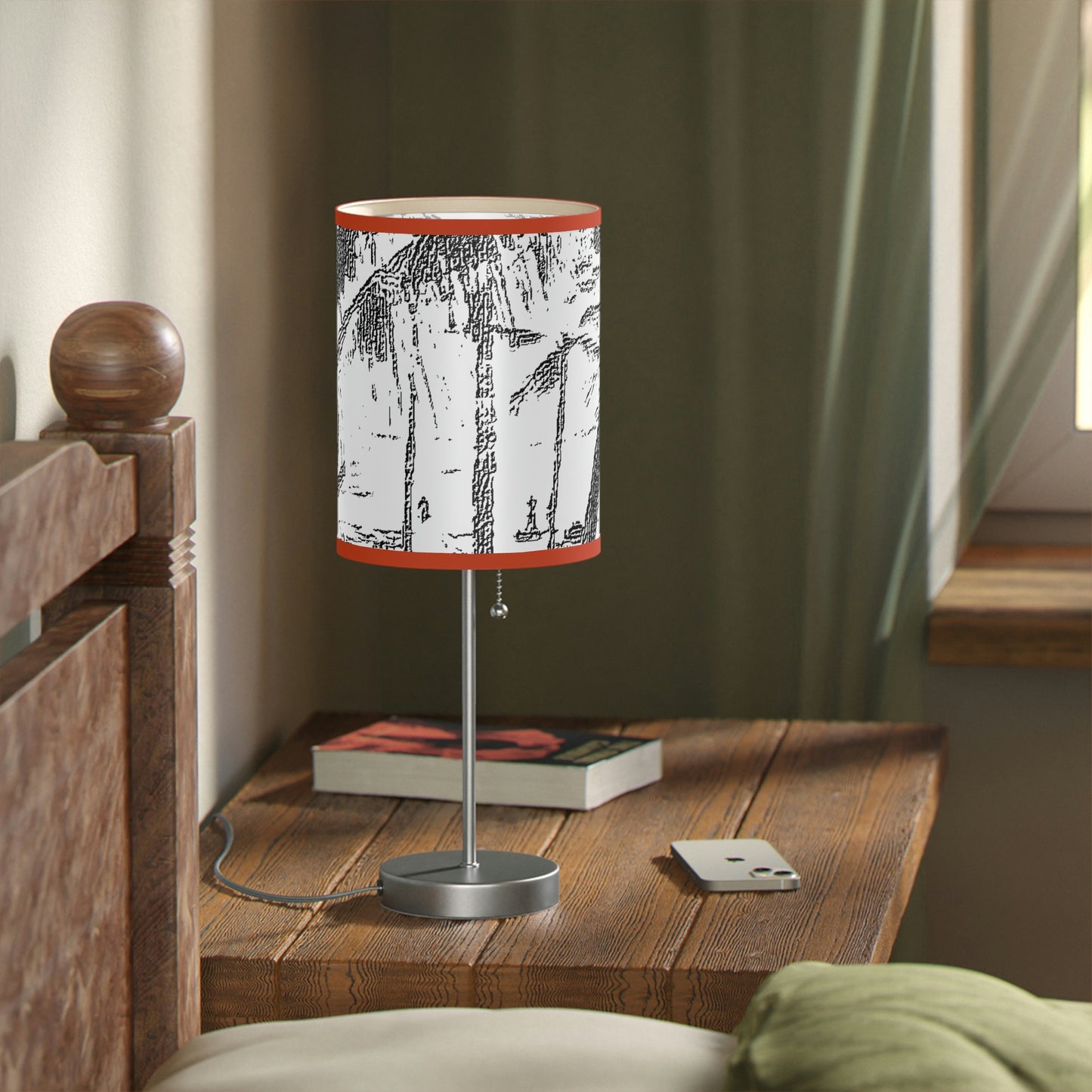 Lamp on a Stand, US|CA plug ... "The Royal Hawai'ian: Waikiki Beach_Beach" ... Honolulu, HI ... Ocotber 2014 (Halloween) ... Original Works ...