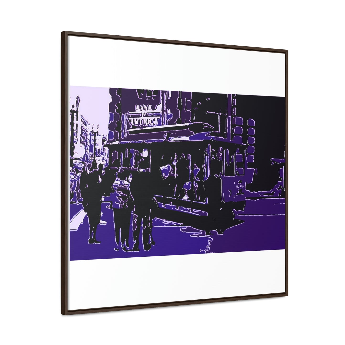 Gallery Canvas Wraps, Square Frame ... San Francisco ... 'Rice-A-Roni-A-San Francisco Treat' ... "A Cable Car Classic" ... Family Archives: 1973 ... Original Works ...