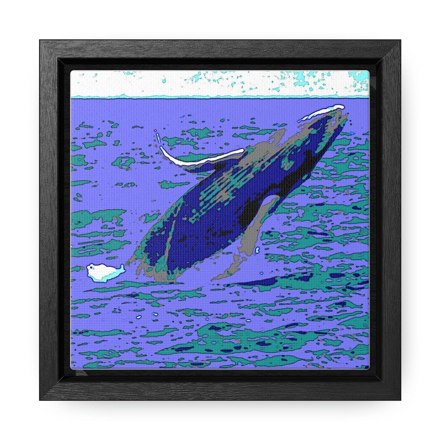 Gallery Canvas Wraps, Square Frame ... Baby Humpback Breaching ... Maui, HI: April 2022 ... "Family Archives: KPH" ... Original Works ...