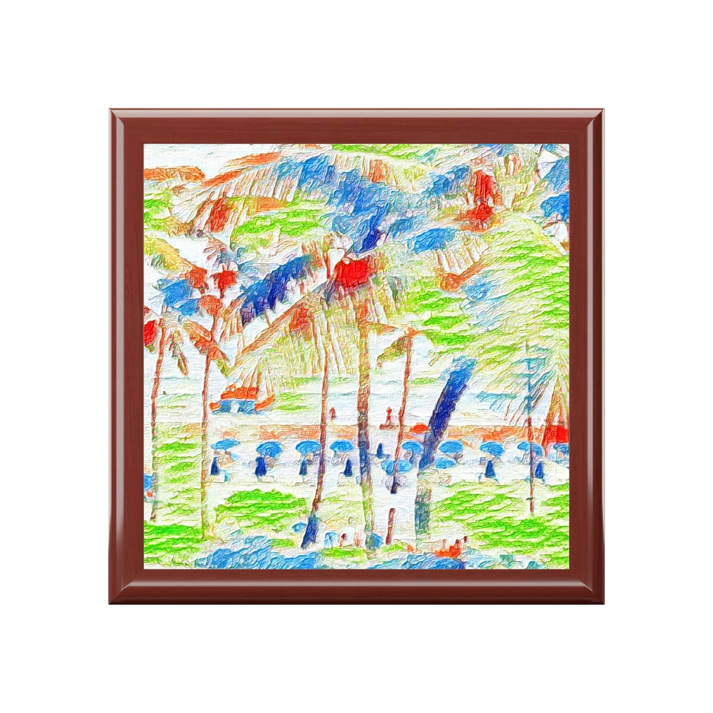 Jewelry Box ... "The Royal Hawai'ian: Waikiki Beach_Beach" ... Honolulu, HI ... Ocotber 2014 (Halloween) ... Original Works ...