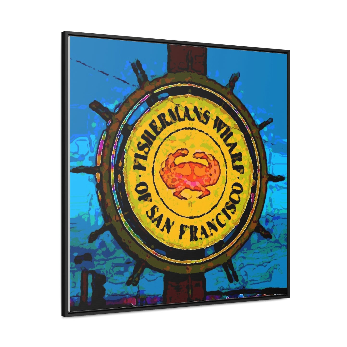 Gallery Canvas Wraps, Square Frame ...  "No.9 Fishermen's Grotto - Fishermen's Wharf, SF, California" ... Family Archives: 1970's ... Original Works ...