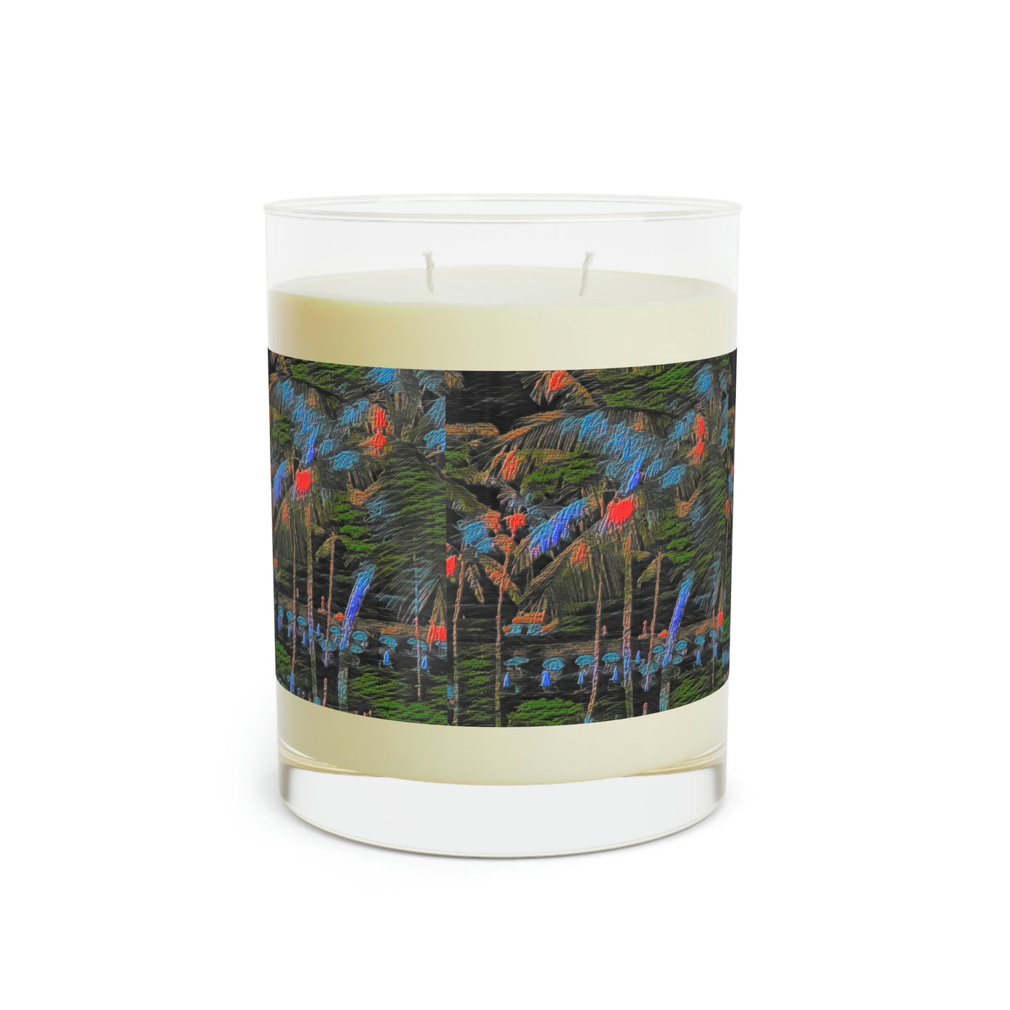 Scented Candle - Full Glass, 11oz ... "The Royal Hawai'ian: Waikiki Beach_Beach" ... Honolulu, HI ... Ocotber 2014 (Halloween) ... Original Works ...