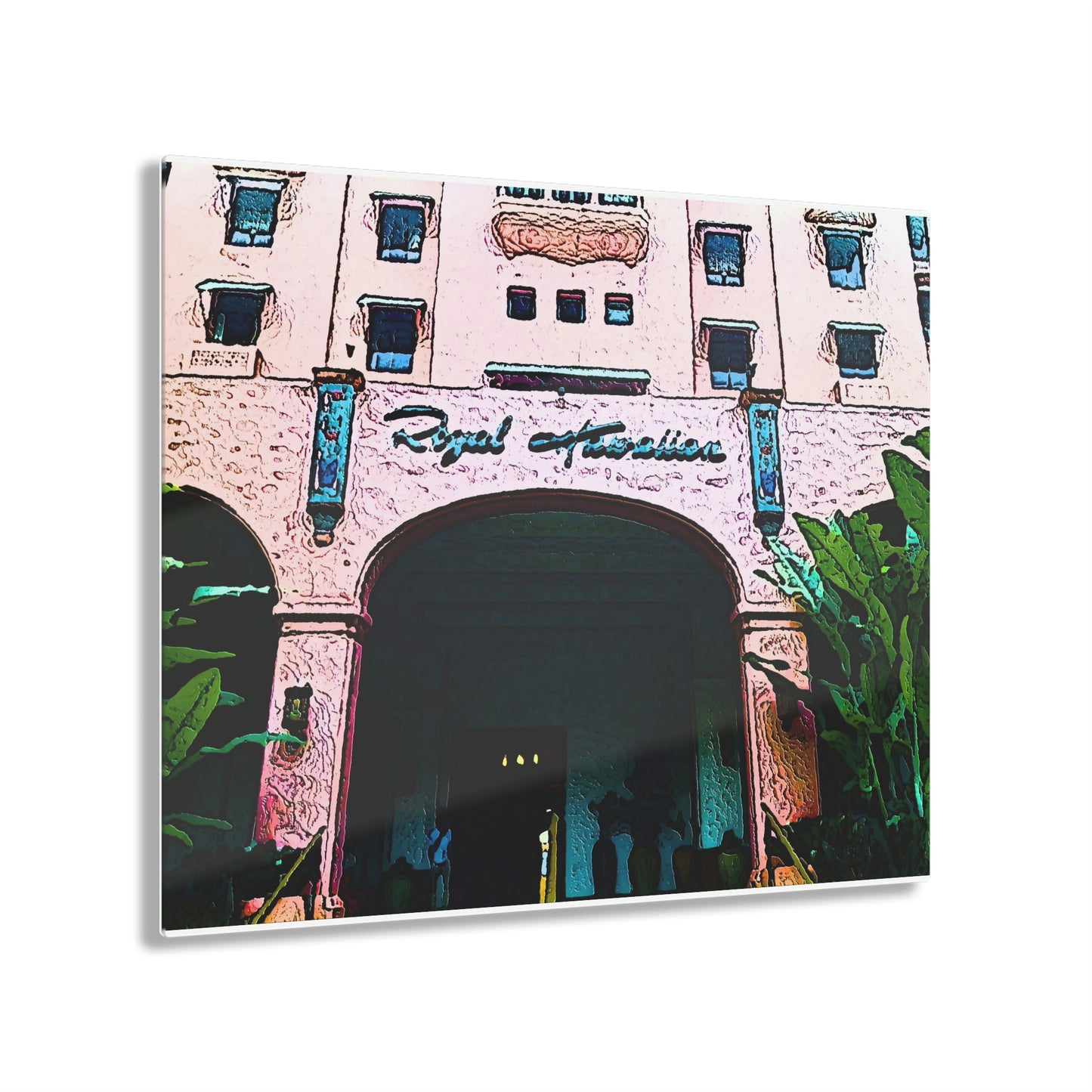 Acrylic Prints ...  "La Grande Entree" At: 'The Pink Palace' ... The Royal Hawai'ian ... Honolulu, HI ... '27Oct2014' ... Original Works ...