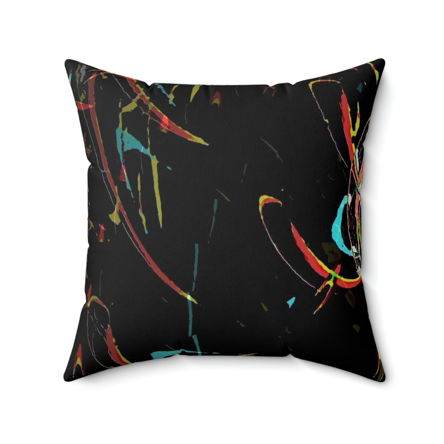 Spun Polyester Square Pillow ... "Waning Moon" ... Central Idaho ... October 2022 ... Rendering Time: 22 Hours ... Original Works ...