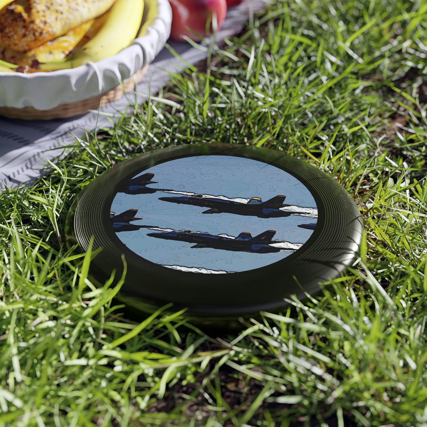 Wham-O Frisbee ... Seattle Seafair ..."Blue Angels Run Over Lake Washington" ... Circa Mid 1980's ... Dr FJ Holt ... Original Works ...