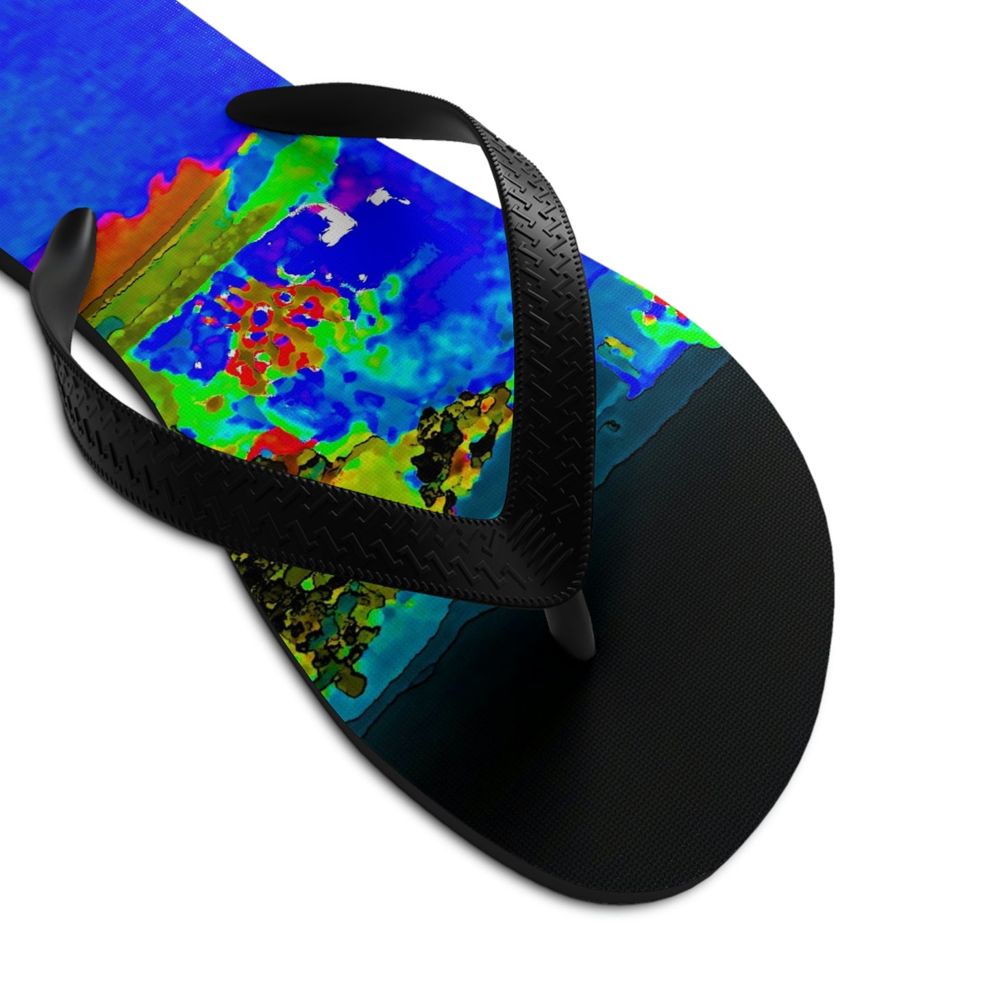 Unisex Flip-Flops ..."Lombard Street San Francisco, CA, USA" ... Family Archives 1970's ... Original Works ...