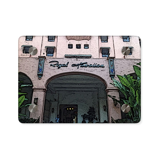 Acrylic Wall Art Panels ...  "La Grande Entree" At: 'The Pink Palace' ... The Royal Hawai'ian ... Honolulu, HI ... '27Oct2014' ... Original Works ...
