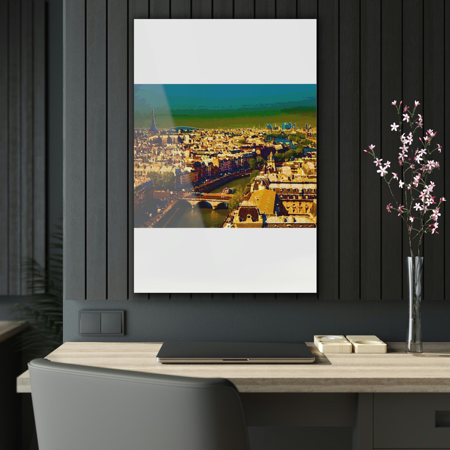 Acrylic Prints ... Au Paris ... "Along The River Seine" ... Barbara Joan Bonnel-Holt: 1972 ... Original Works ...