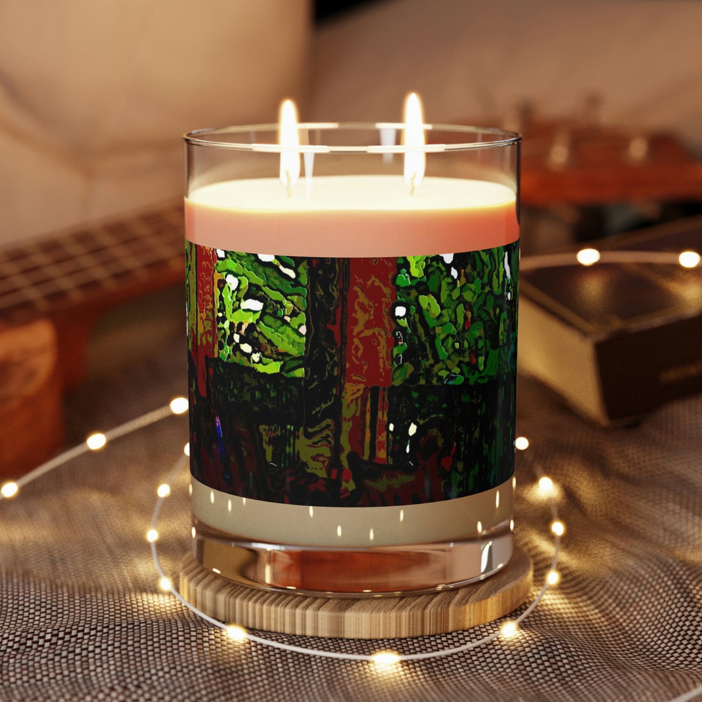 Scented Candle - Full Glass, 11oz ... Lanai & Rocking Chairs At: 'The Pink Palace' ... The Royal Hawai'ian ... Honolulu, HI ... '27Oct2014' ... Original Works ...