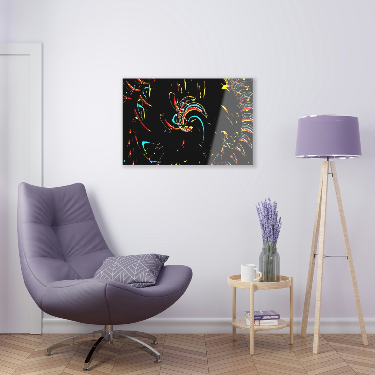 Acrylic Prints ... "Waning Moon" ... Central Idaho ... October 2022 ... Rendering Time: 22 Hours ... Original Works ...