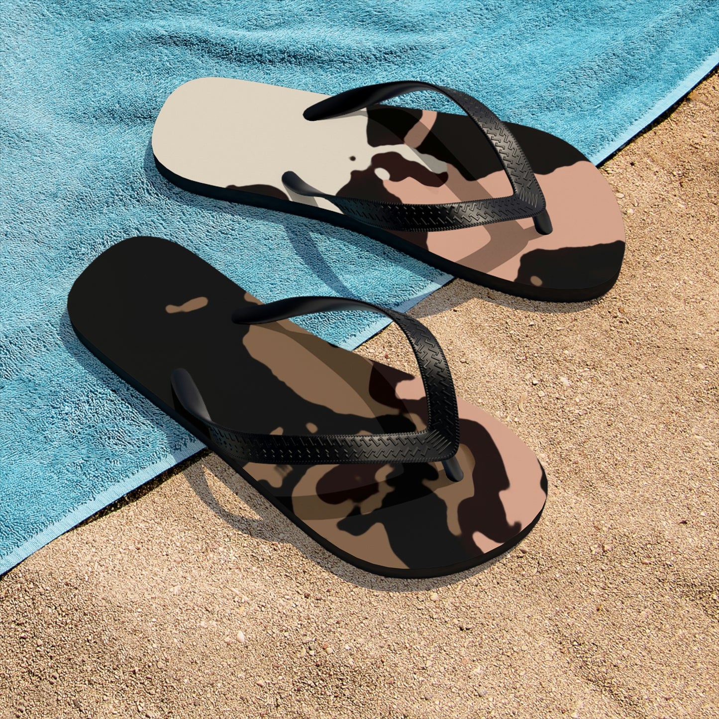 Unisex Flip-Flops ... "Always A Good Friend Watching Over Us & Taking Care Of Us" ...