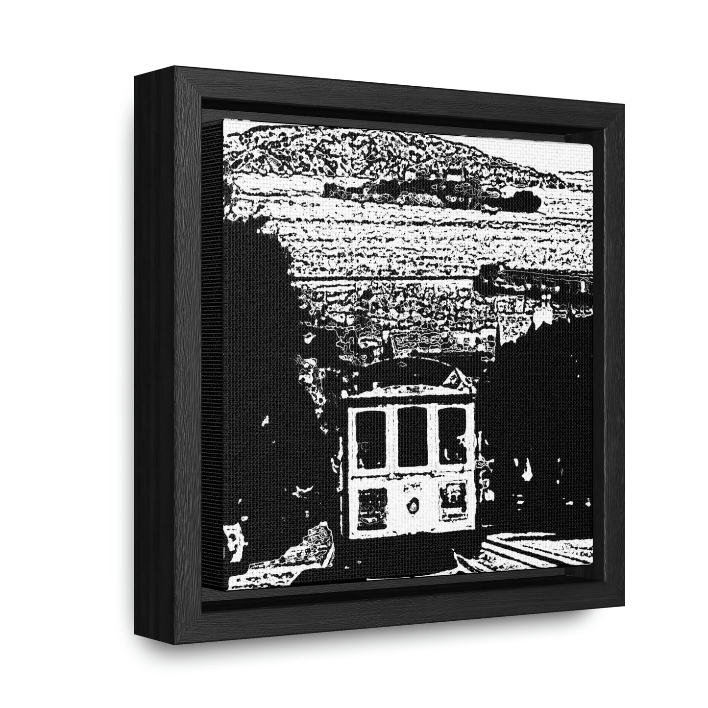 Gallery Canvas Wraps, Square Frame /// San Francisco ... 'A Rice-A-Roni-A-San Francisco Treat' ... "A Cable Car Classic" ... Family Archives: 1973 ... Original Works ...