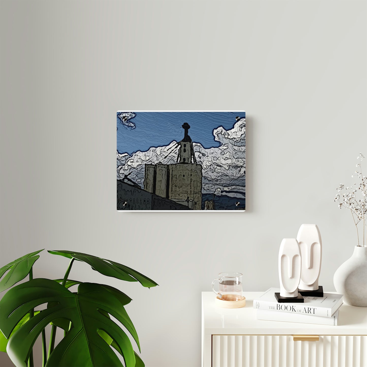 Acrylic Wall Art Panels ... "ICP: Idaho County Propane ... 'Production Facilities Grangeville, Idaho' ... "  Original Works: Rendering Time: 10 Hours ...